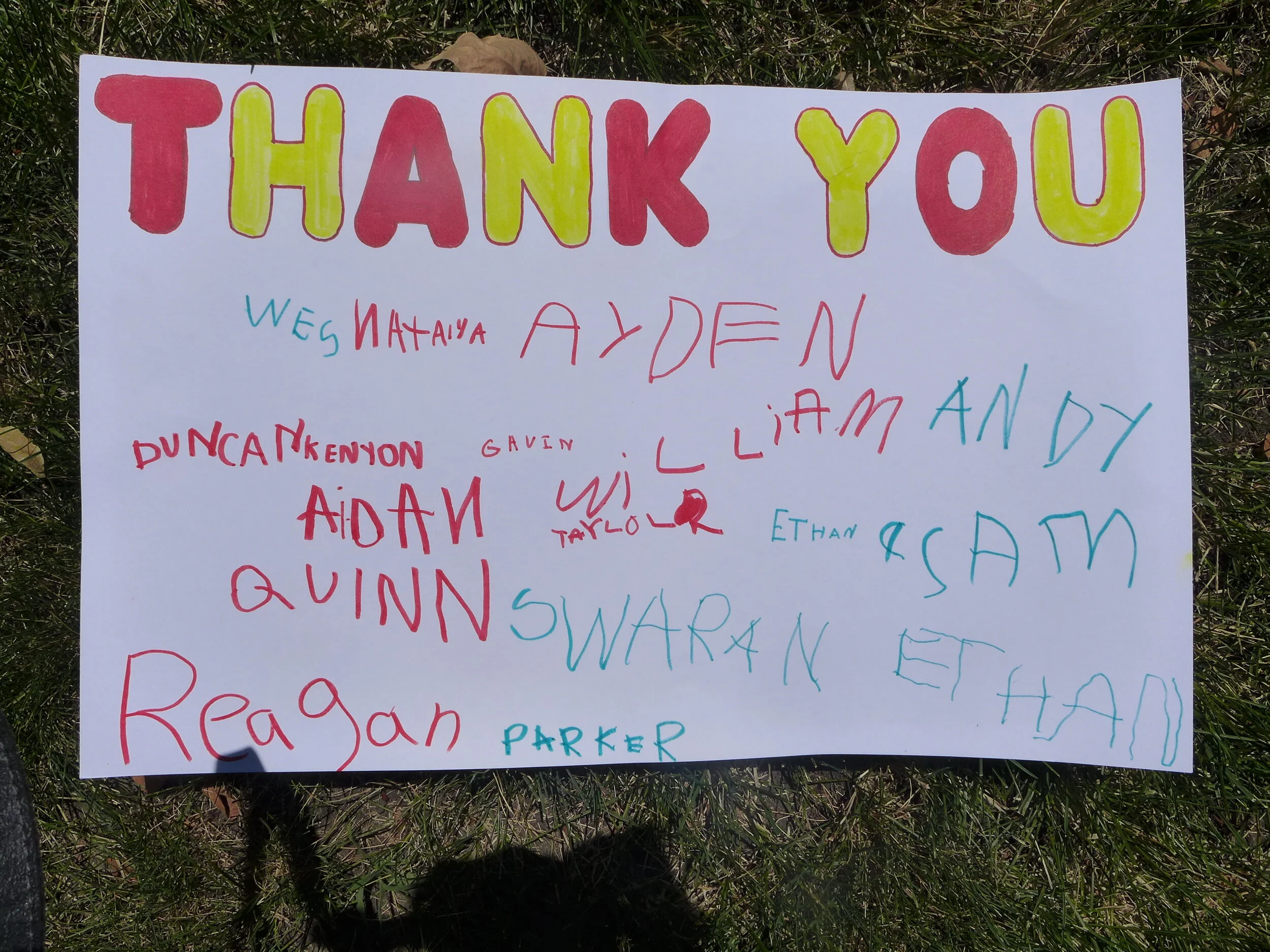 Preschool Students Thank ISU Design Students