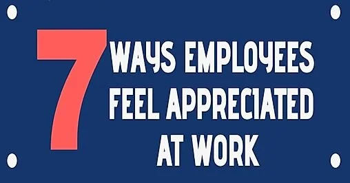 7 Ways Employees Feel Appreciated at Work