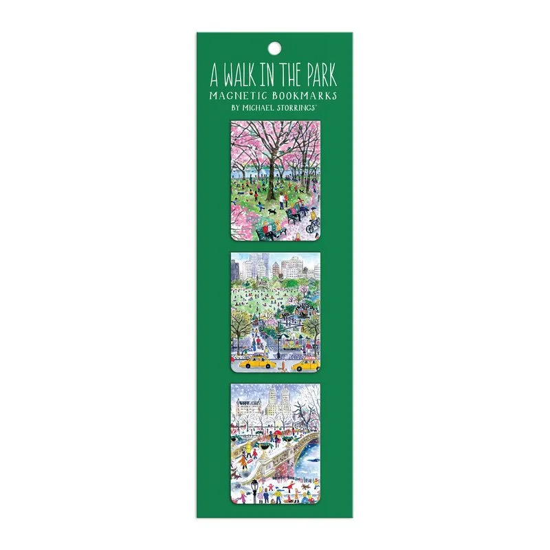 Walk in the Park Magnetic Bookmarks