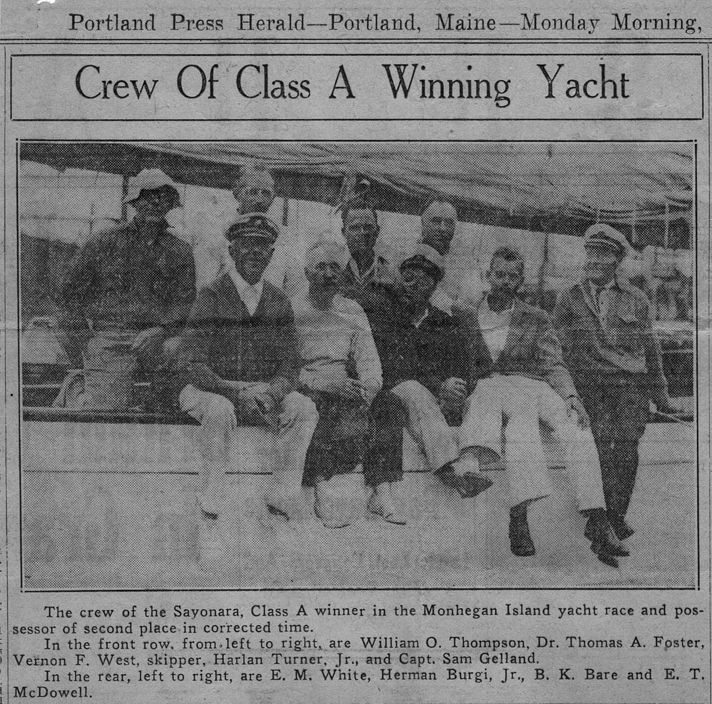 It all started with a couple of guys sitting on a boat off of town landing almost 100 years ago…