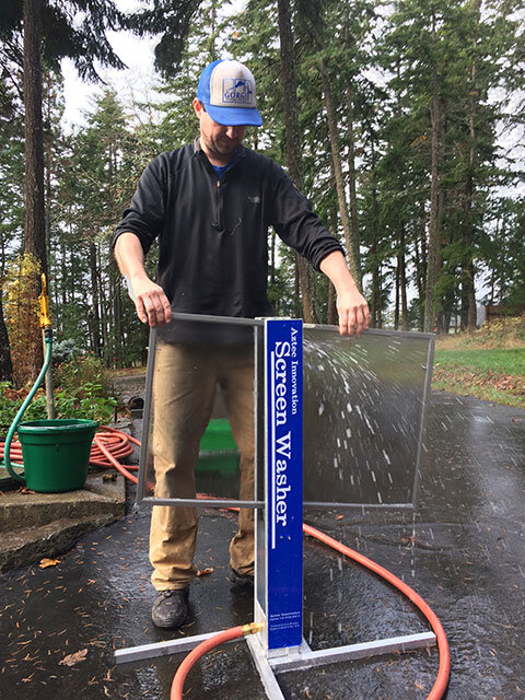 Screen Washing Hood River