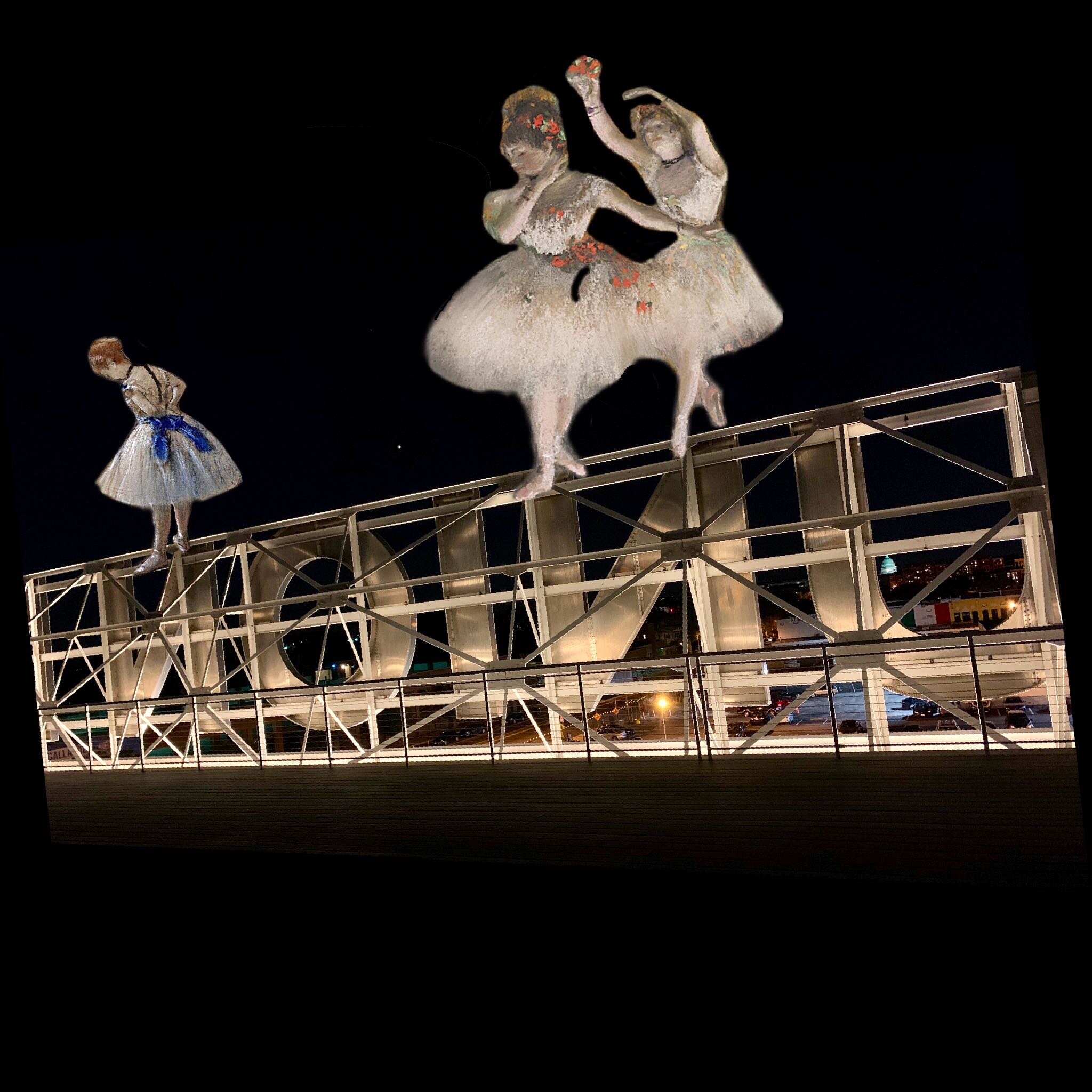 "Who Let Those Degas Ballerina's On Top of Union Market?"