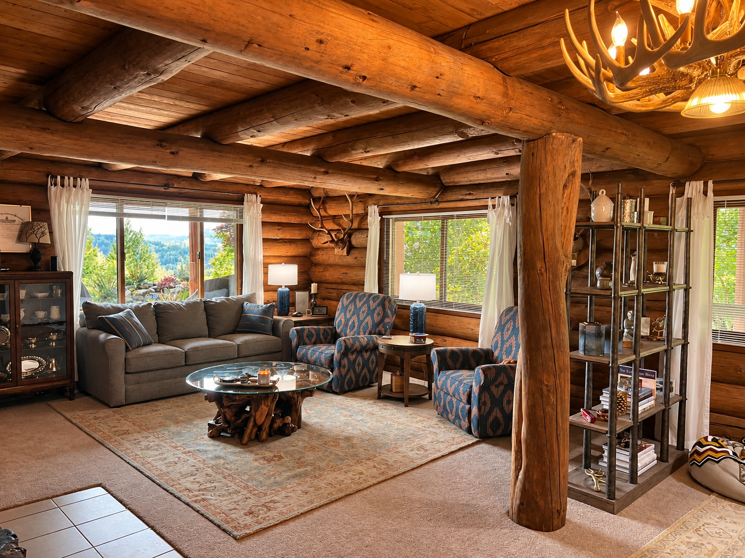 Cozy Rustic Log Cabin Living Room.png