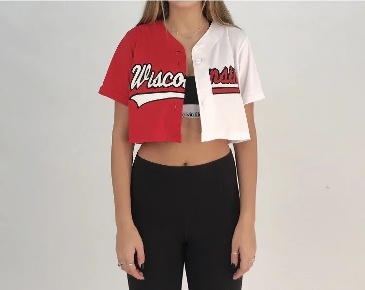 Wisconsin Crop-Top