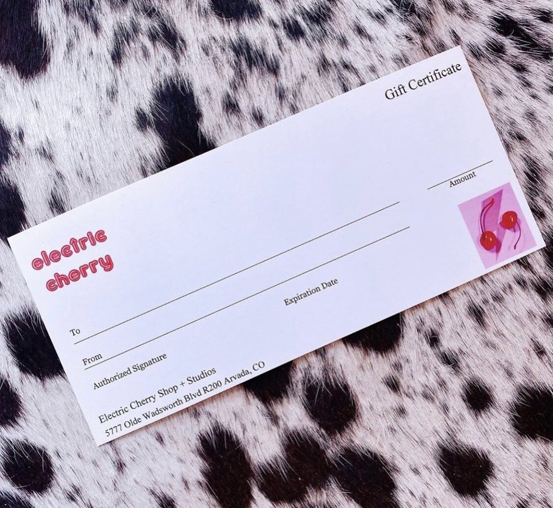 Electronic Gift Card