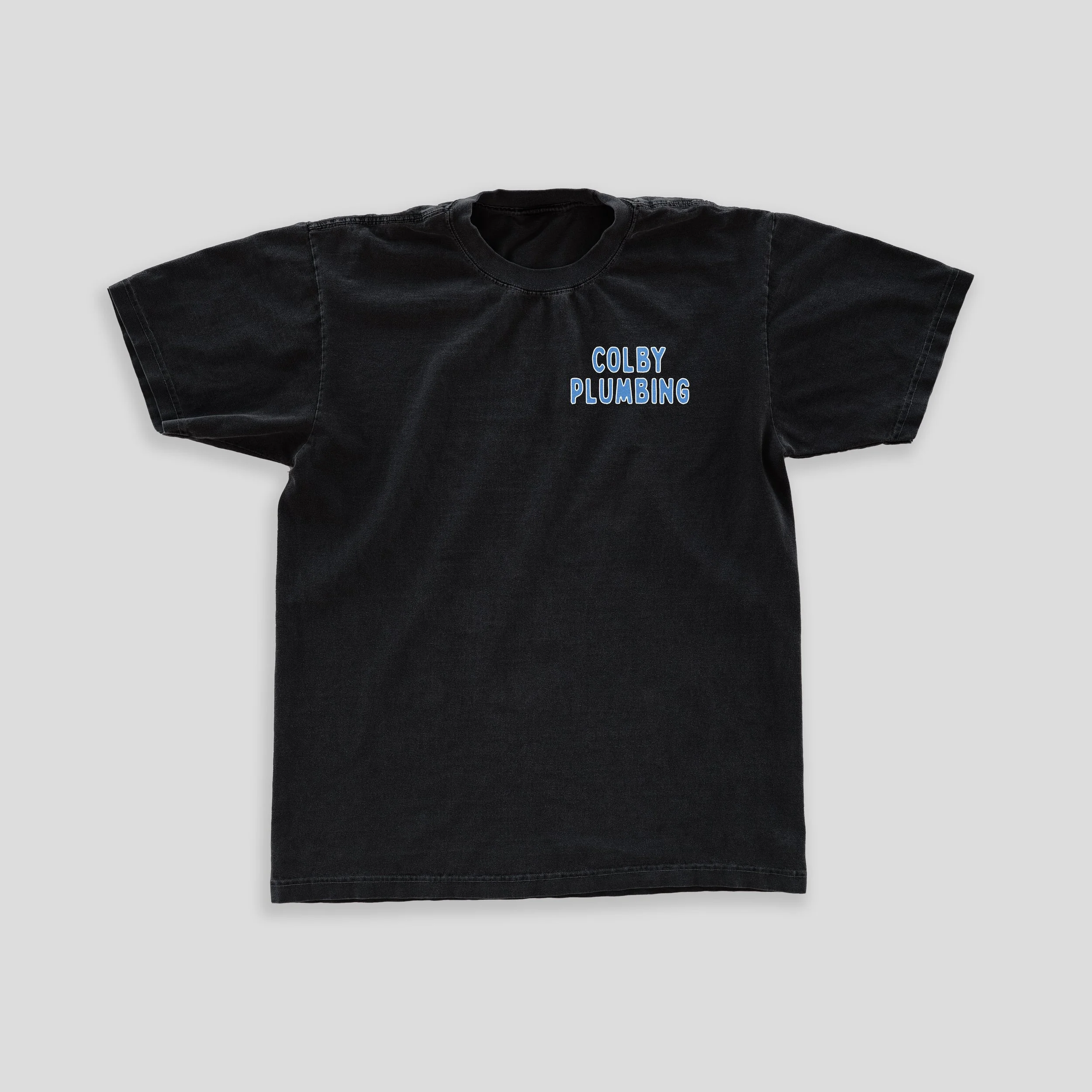 COLBY PLUMBING TEE (BLACK) FRONT.jpg