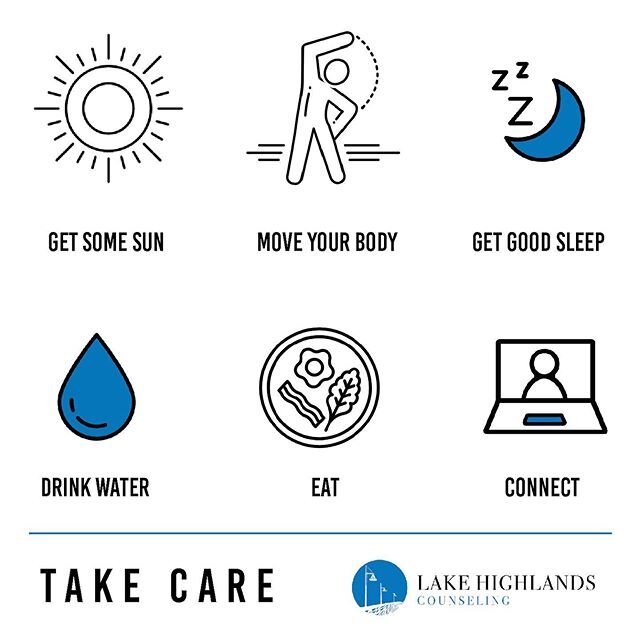 We&rsquo;re all experiencing something unprecedented in our lifetime. In the midst of what may feel like chaos and anxiety, it&rsquo;s so important that we focus on our basic daily needs.
&mdash;
As the weather allows, let your body soak up some sun 