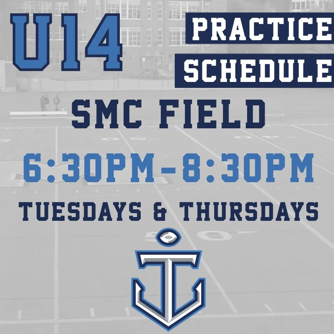 Bantam Schedule — Toronto Jr. Argos Football