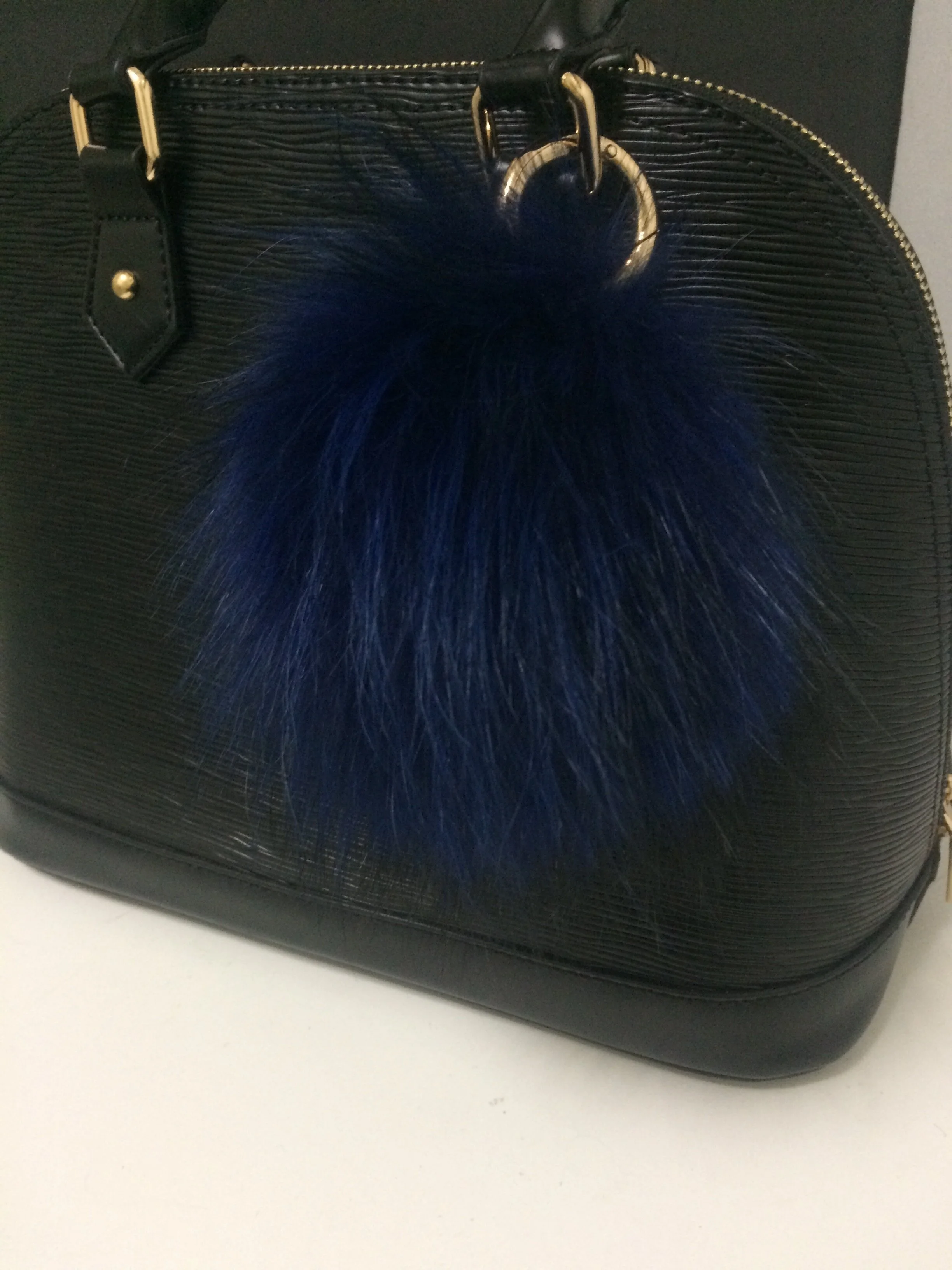 Fur Bag Keychain,  Real Raccoon Bag Charm Keychain