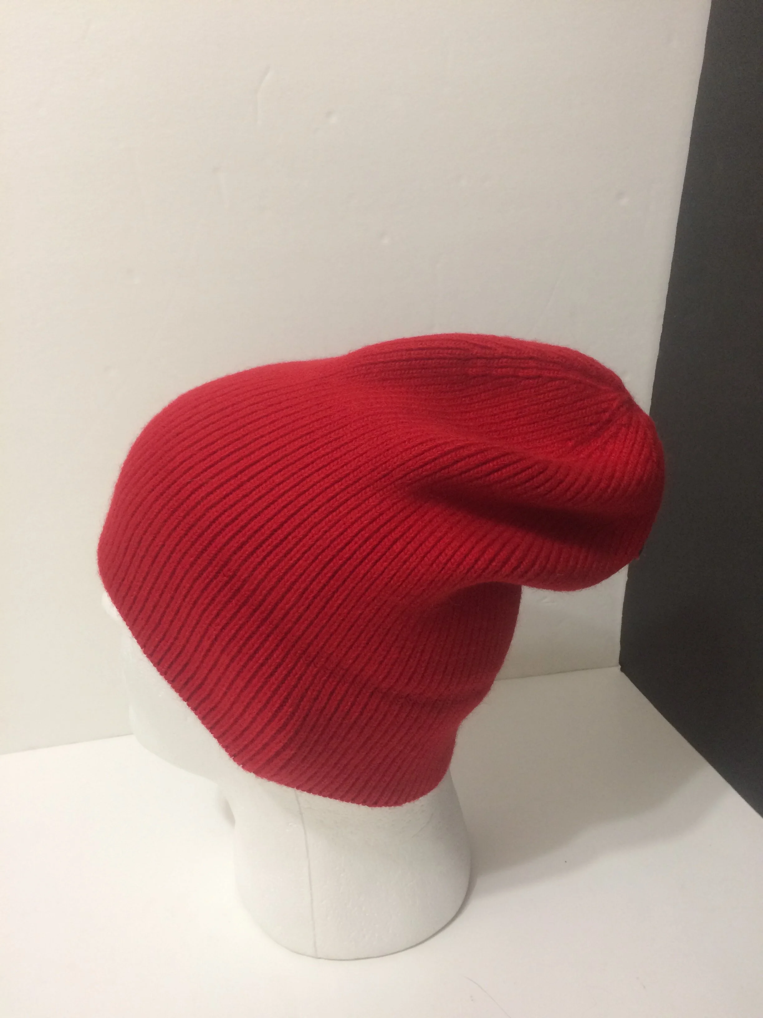 Cashmere  Beanie, Fold-over,  Slouchy.
