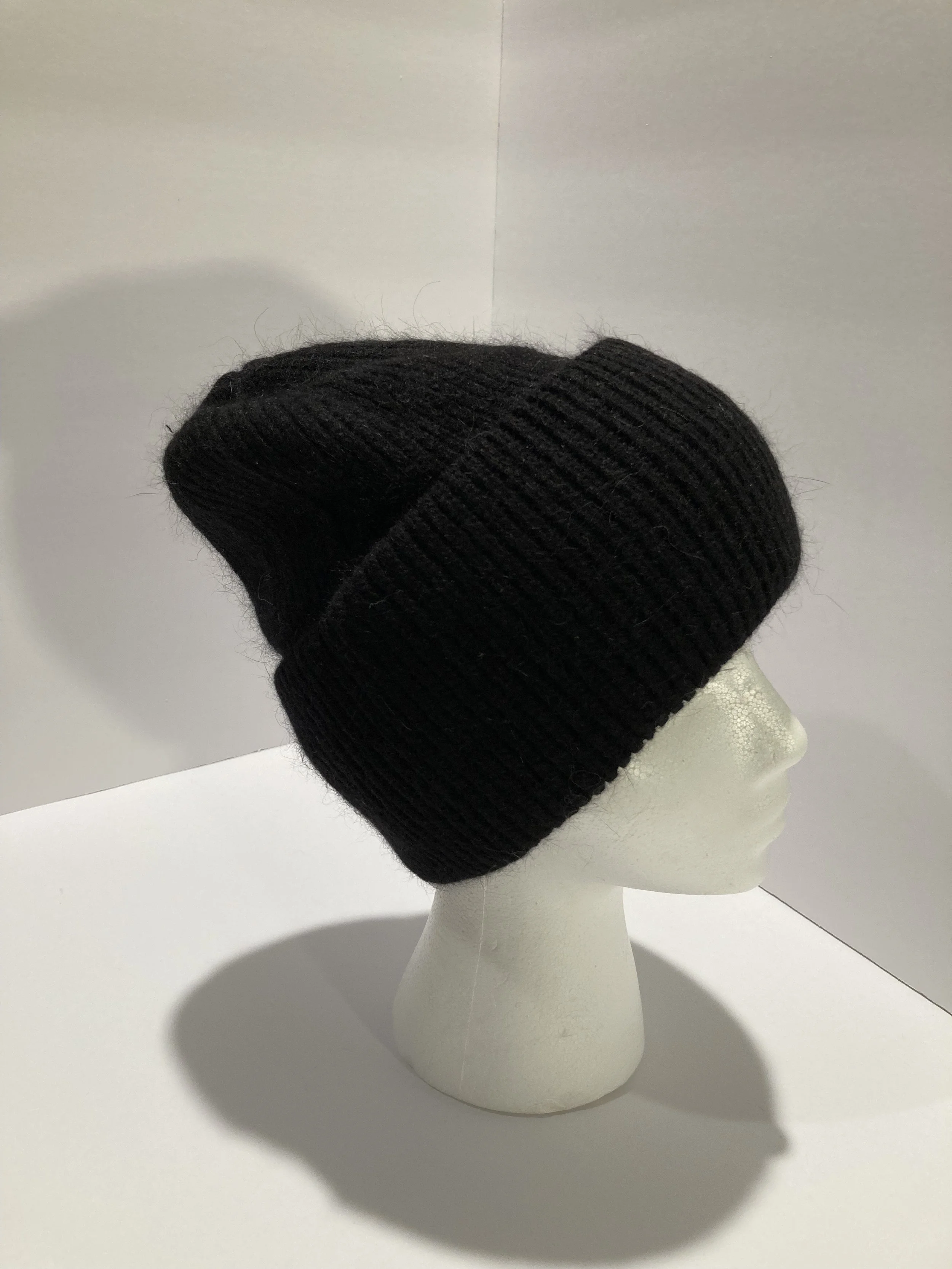 NEW: Cashmere Beanie, Double Fold-over