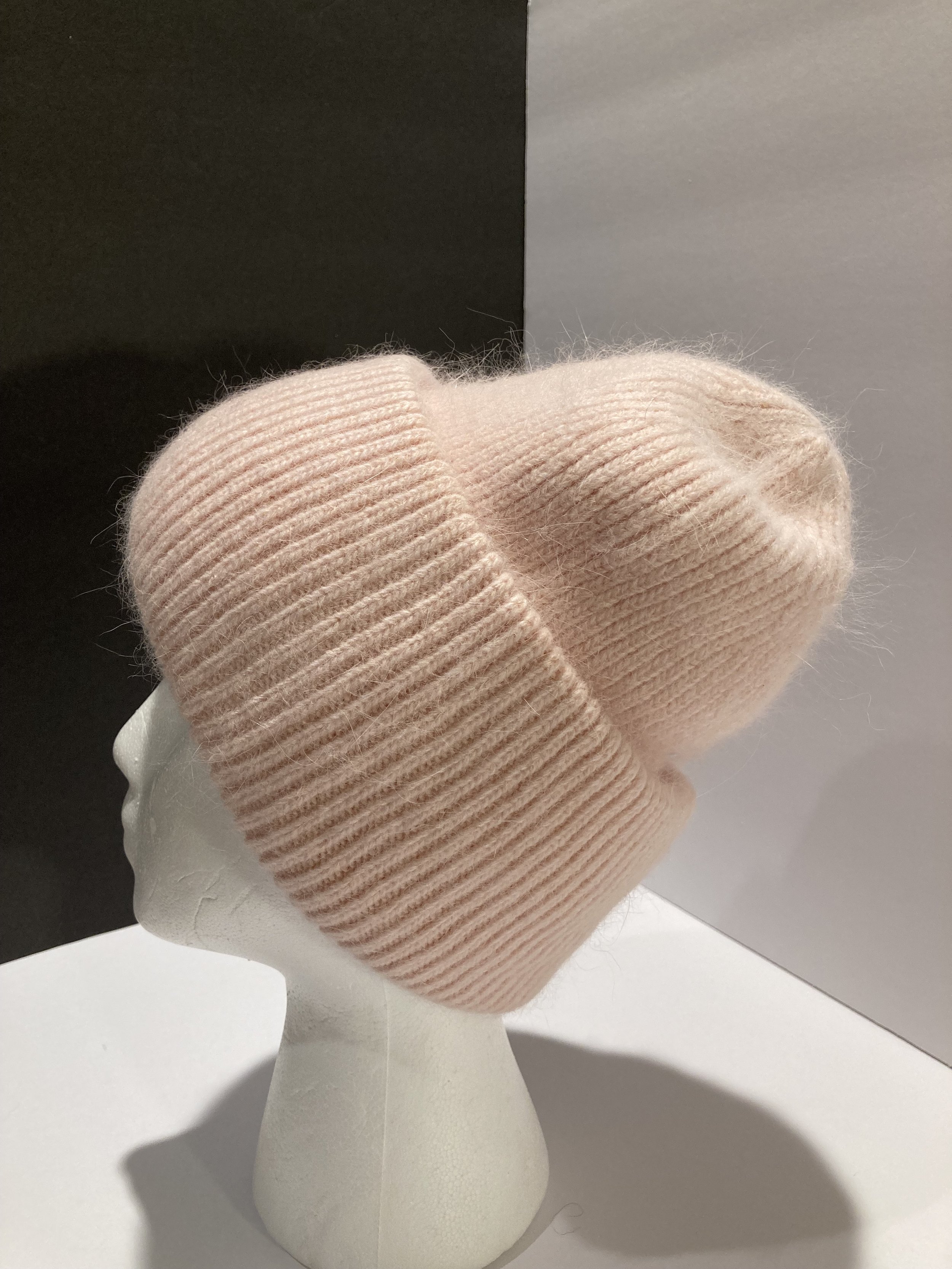 New: Cashmere Beanie, Double Fold-over