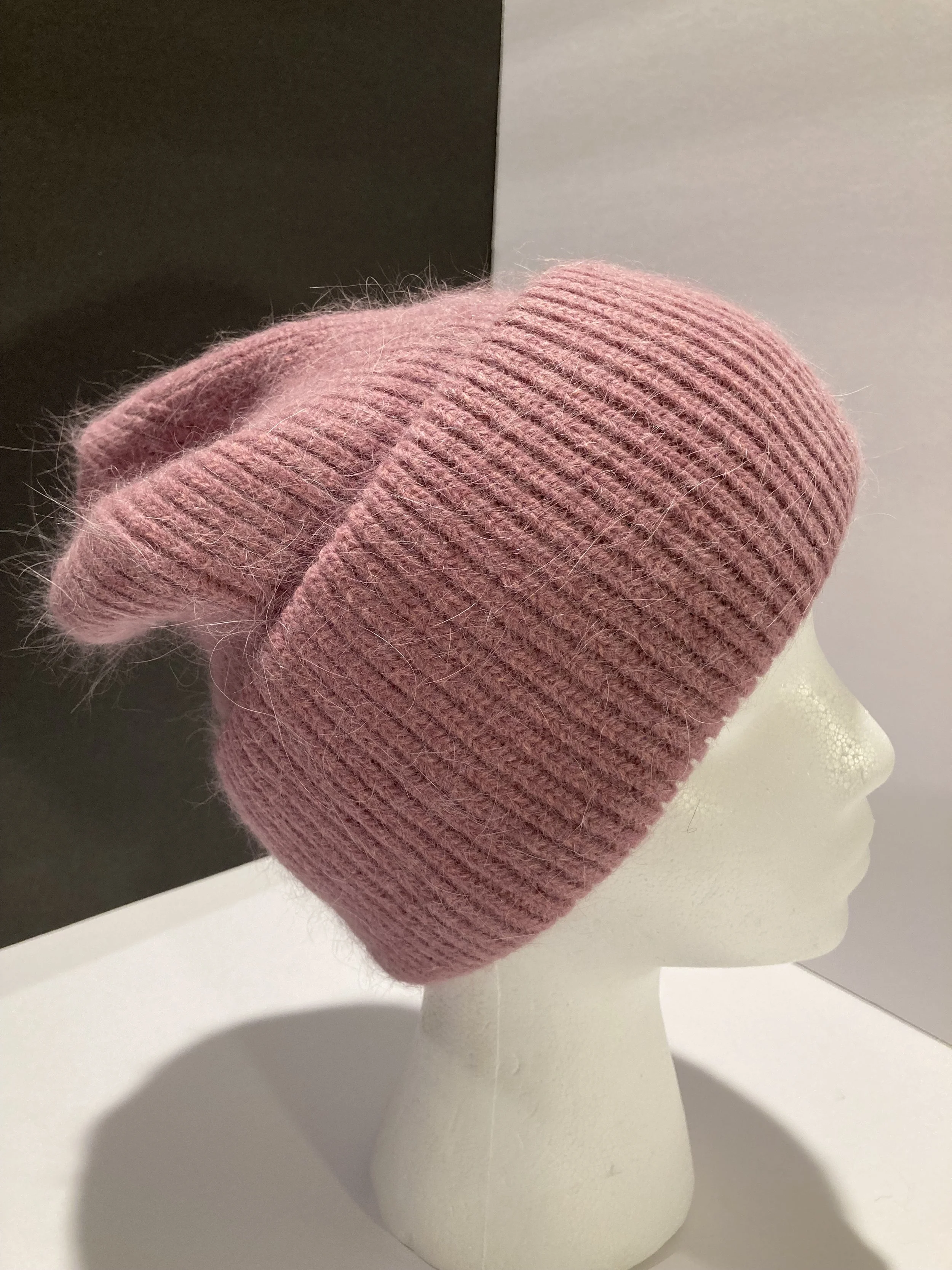 New: Cashmere Beanie, Double Fold-over