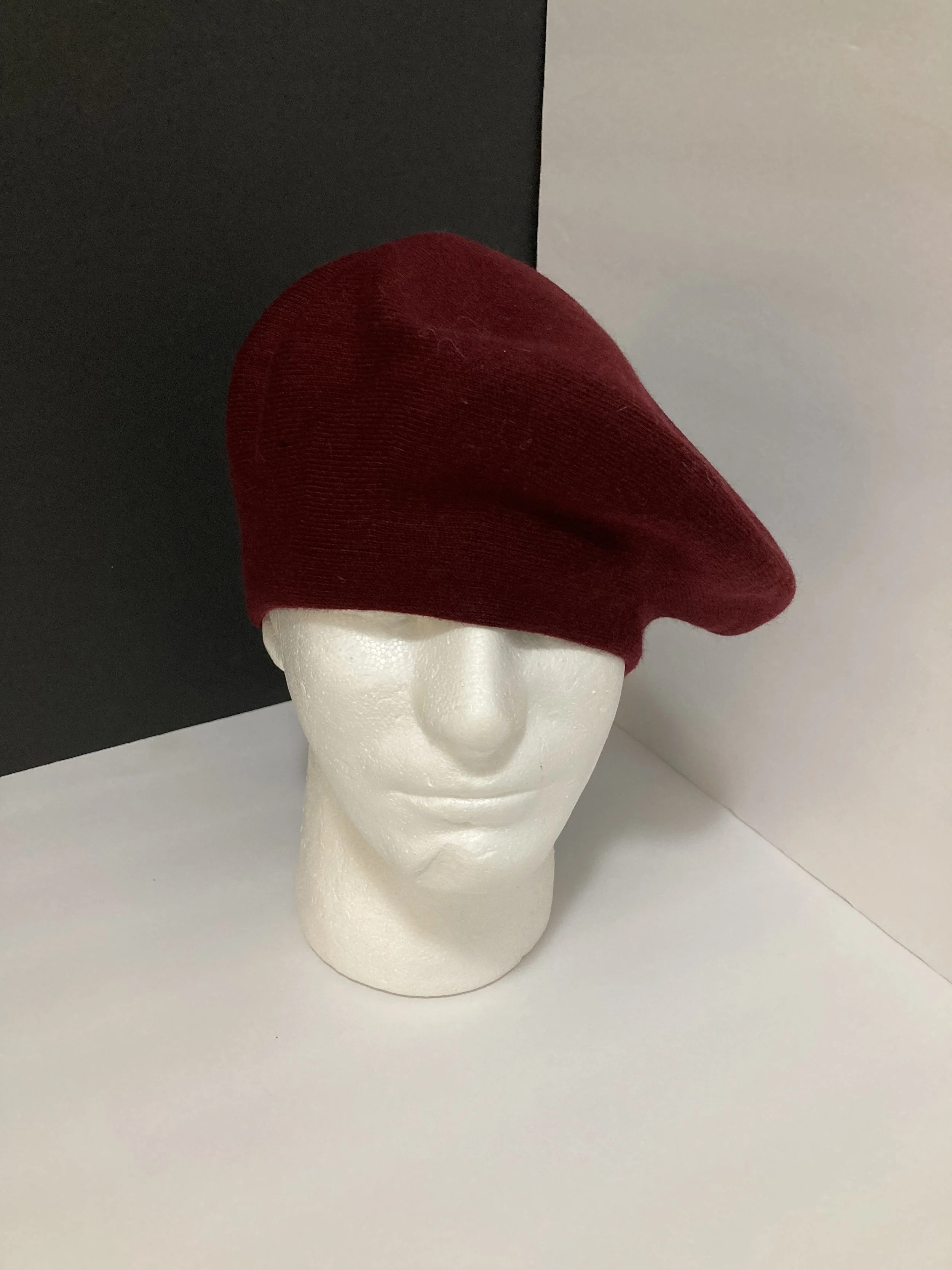 NEW: Mens French Beret, Angora Mens French Beret