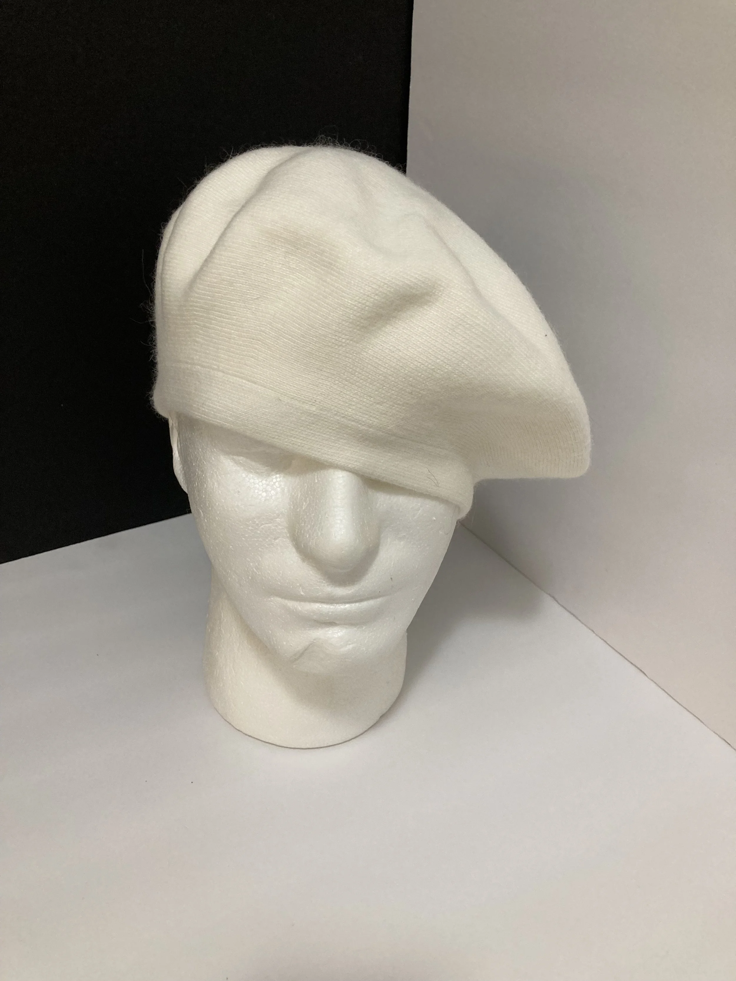 NEW: Mens French Beret, Angora Mens French Beret