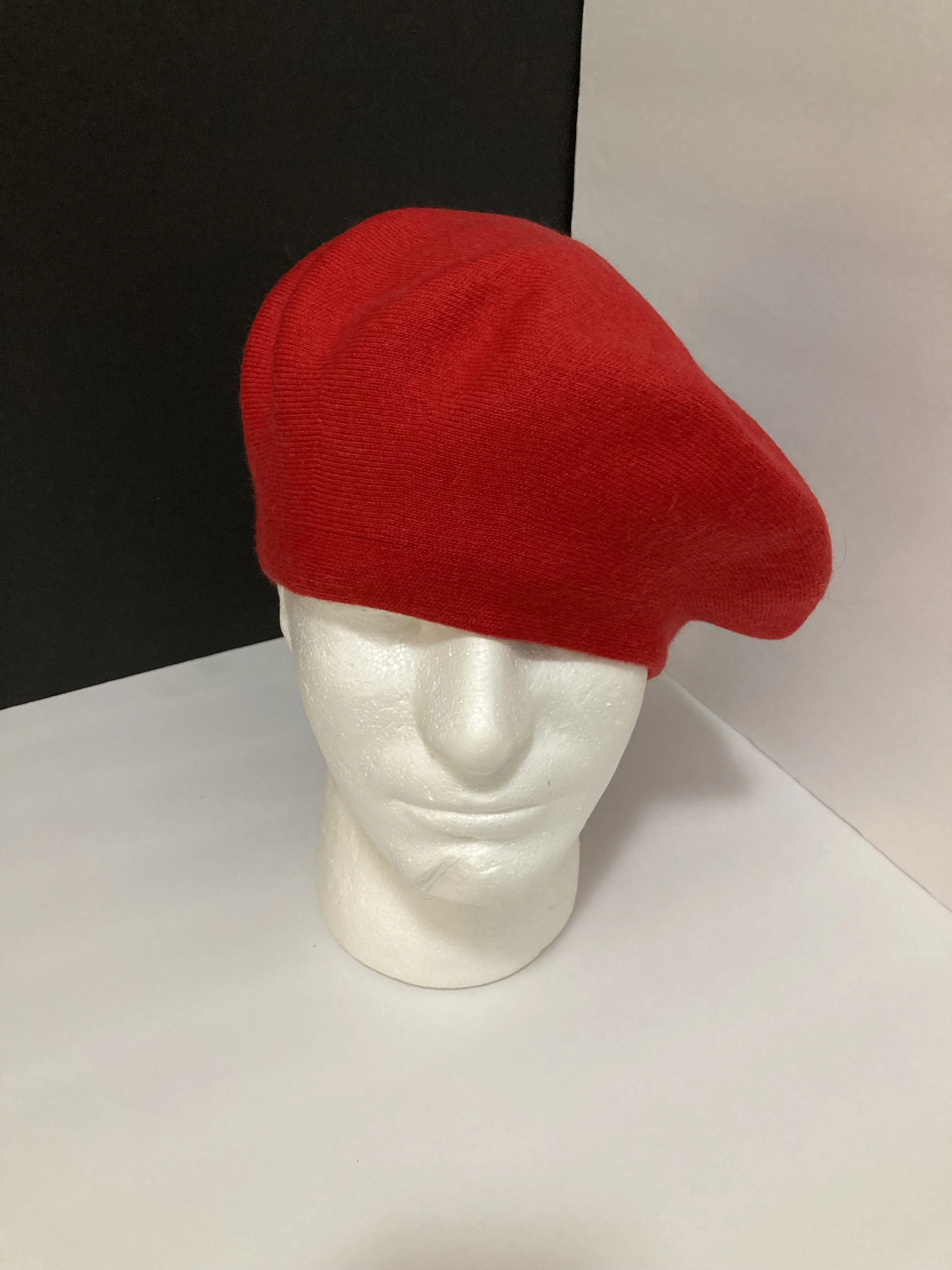 French Beret,  Mens French Beret 100% Angora Wool