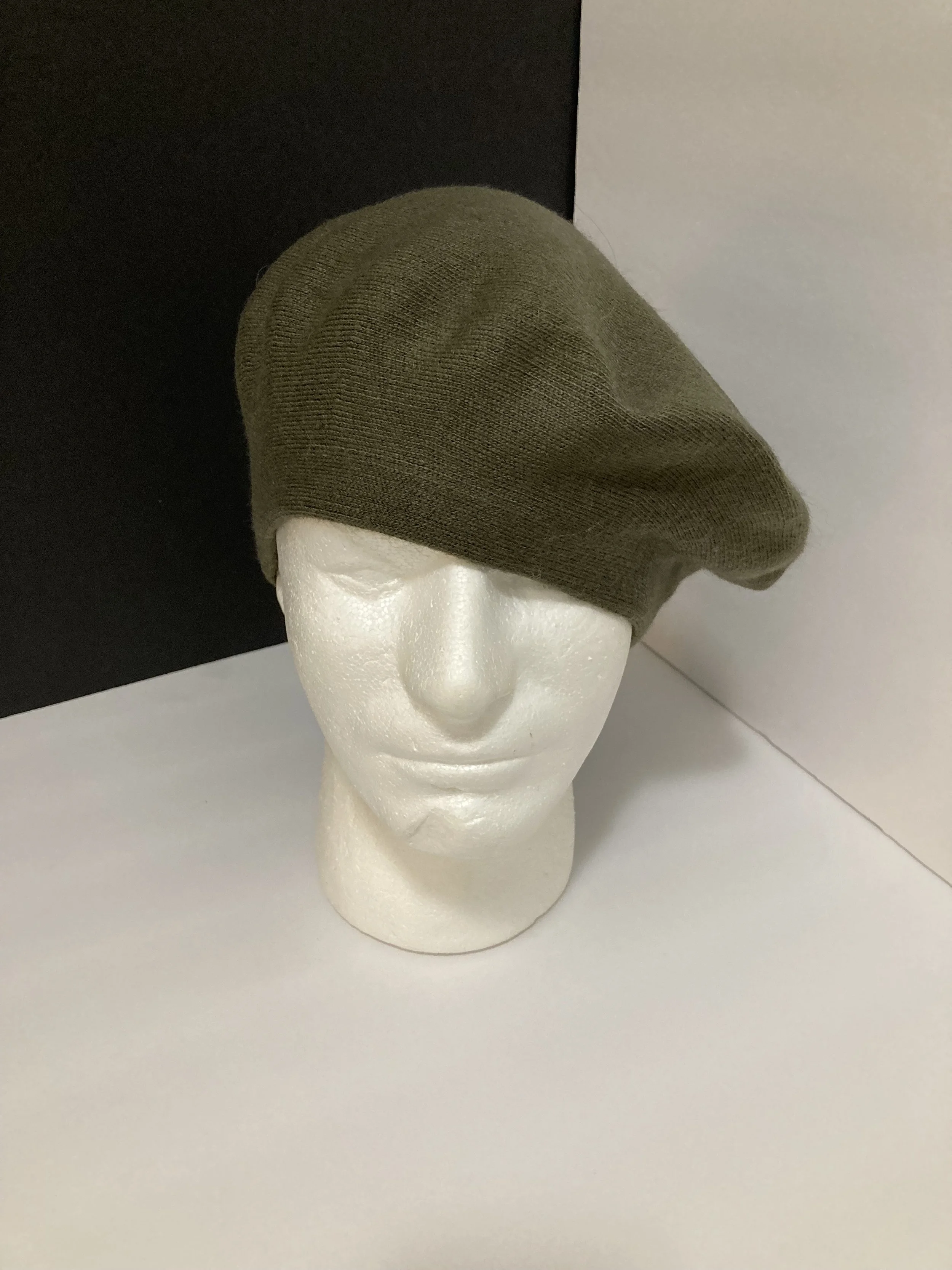 NEW: Mens French Beret, Angora Mens French Beret