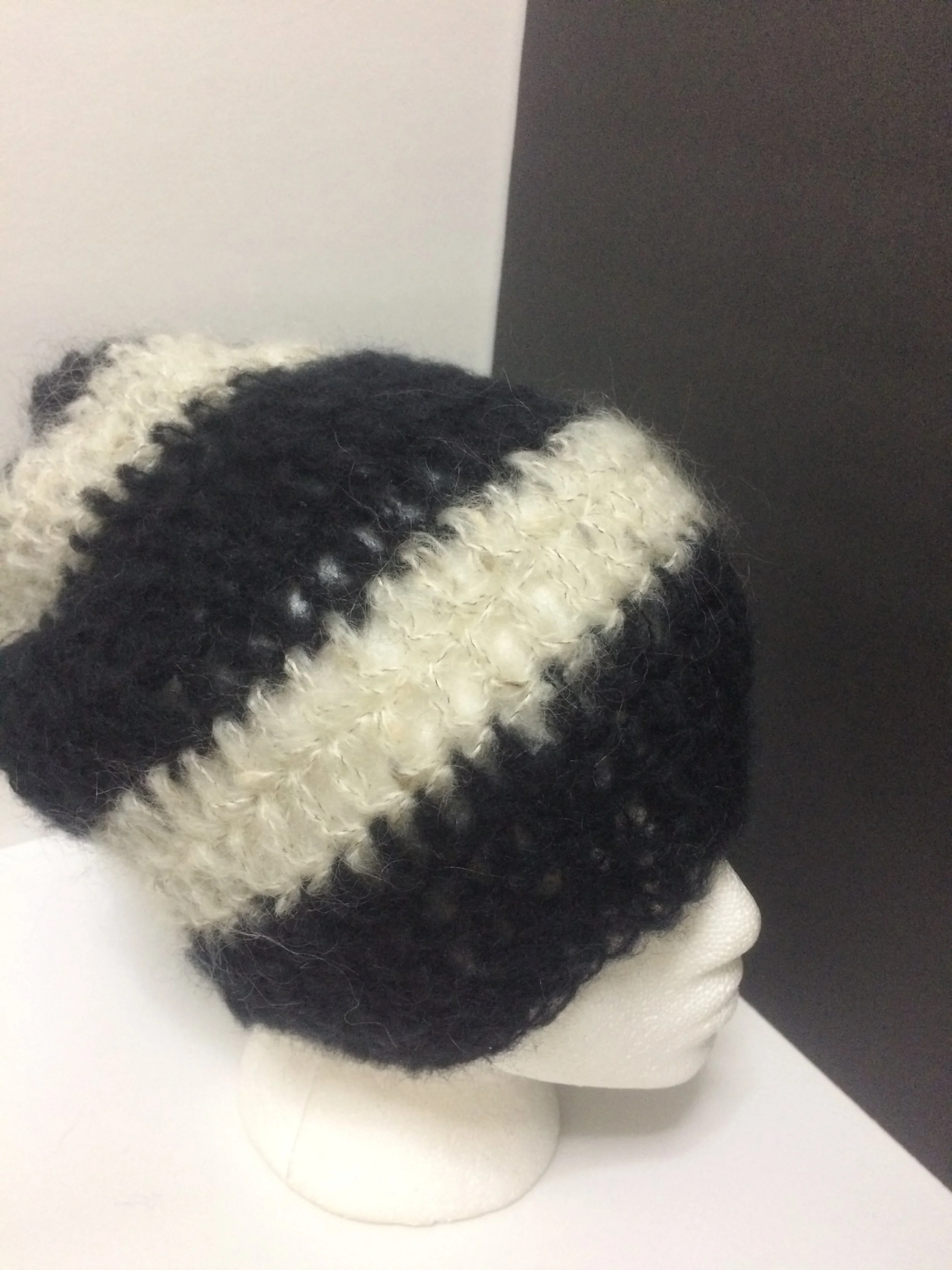 Handmade Beanie, Slouchy, Fluffy, Fuzzy, Very soft and Light