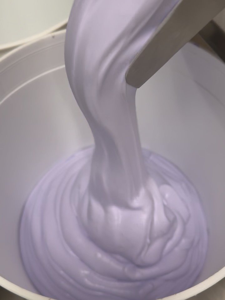 Long-awaited new flavor!! Ube is finally here!💜

Prepping the paste is a little messy&hellip; but the result? So satisfying.

Our first batch sold out before I even had a chance to post 😅
So yes, we already made the second batch!
Come enjoy a scoop