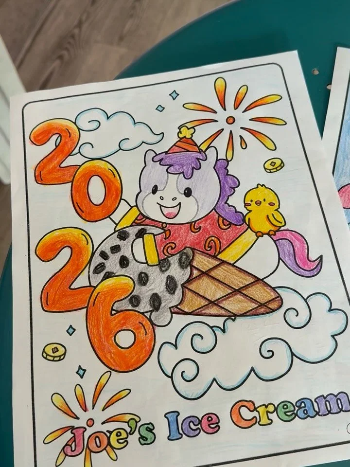 We have our coloring contest winners! 🎉  So many sweet, creative entries&hellip; it was not easy to choose. Thank you for filling Joe&rsquo;s with color, smiles, and so much brightness! Our walls just got a lot happier😊