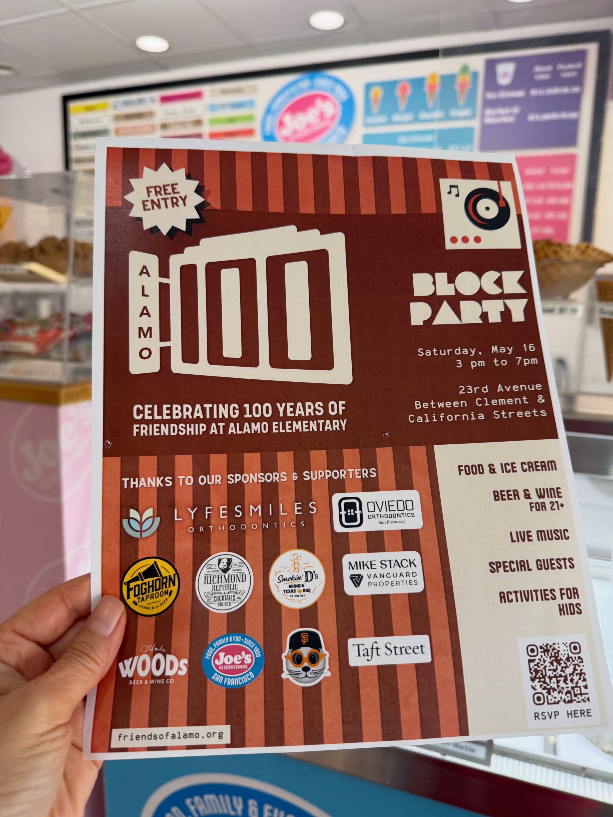 Big weekend in the Richmond ✨
This Saturday, we&rsquo;re excited to be part of two special community events!

🍦 Alamo Elementary&rsquo;s 100th Block Party @pta.alamo.sf 
🎶 Heart of the Richmond Night Market
 @sfhotrd

A whole afternoon of music, fo