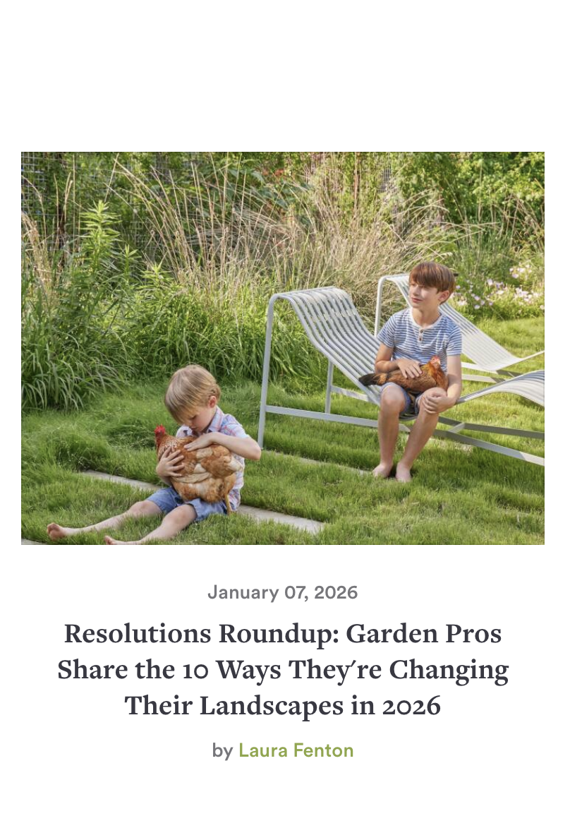 Gardenista Article