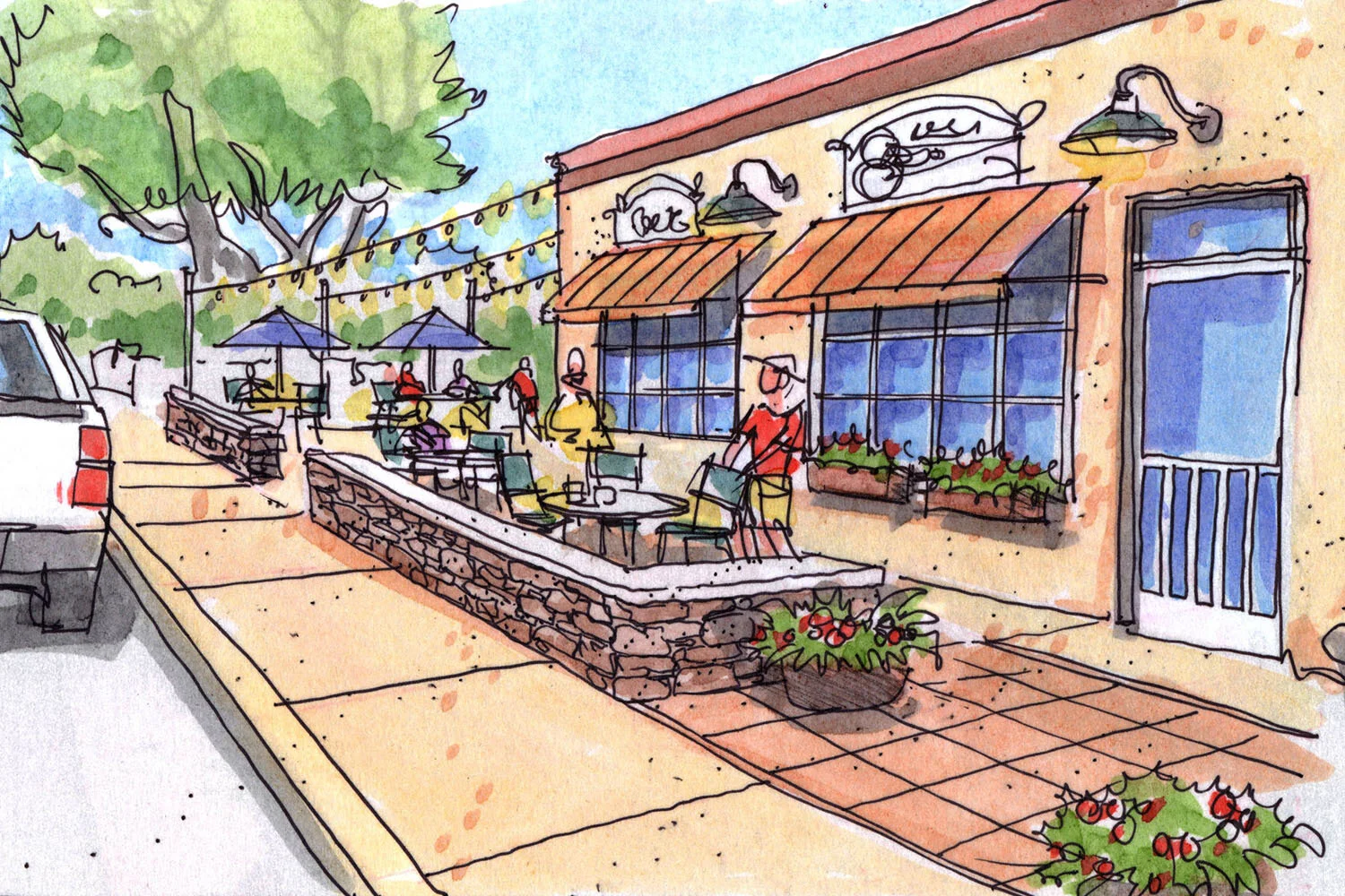 DOWNTOWN MONUMENT STREET IMPROVEMENTS