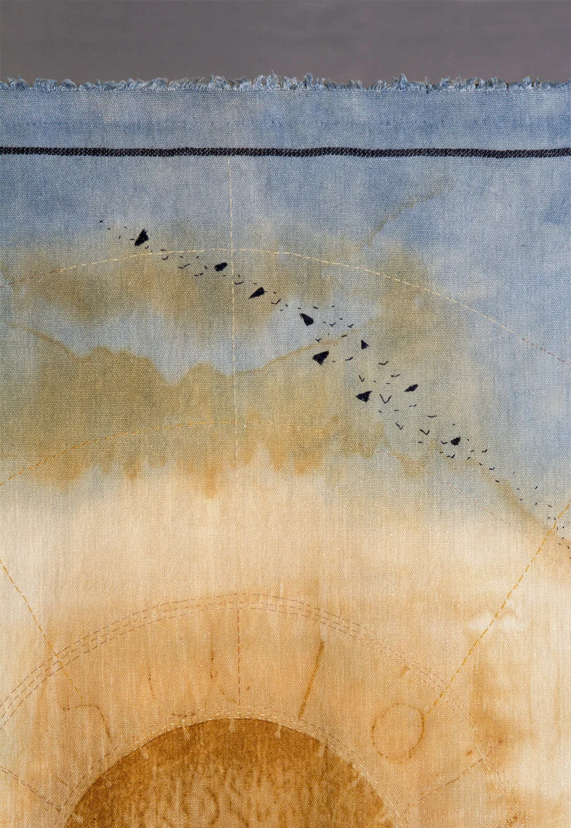 "All This Time". Detail of upper section