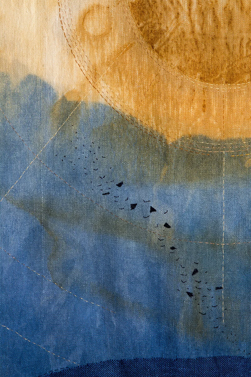 "All This Time" Detail of lower center.