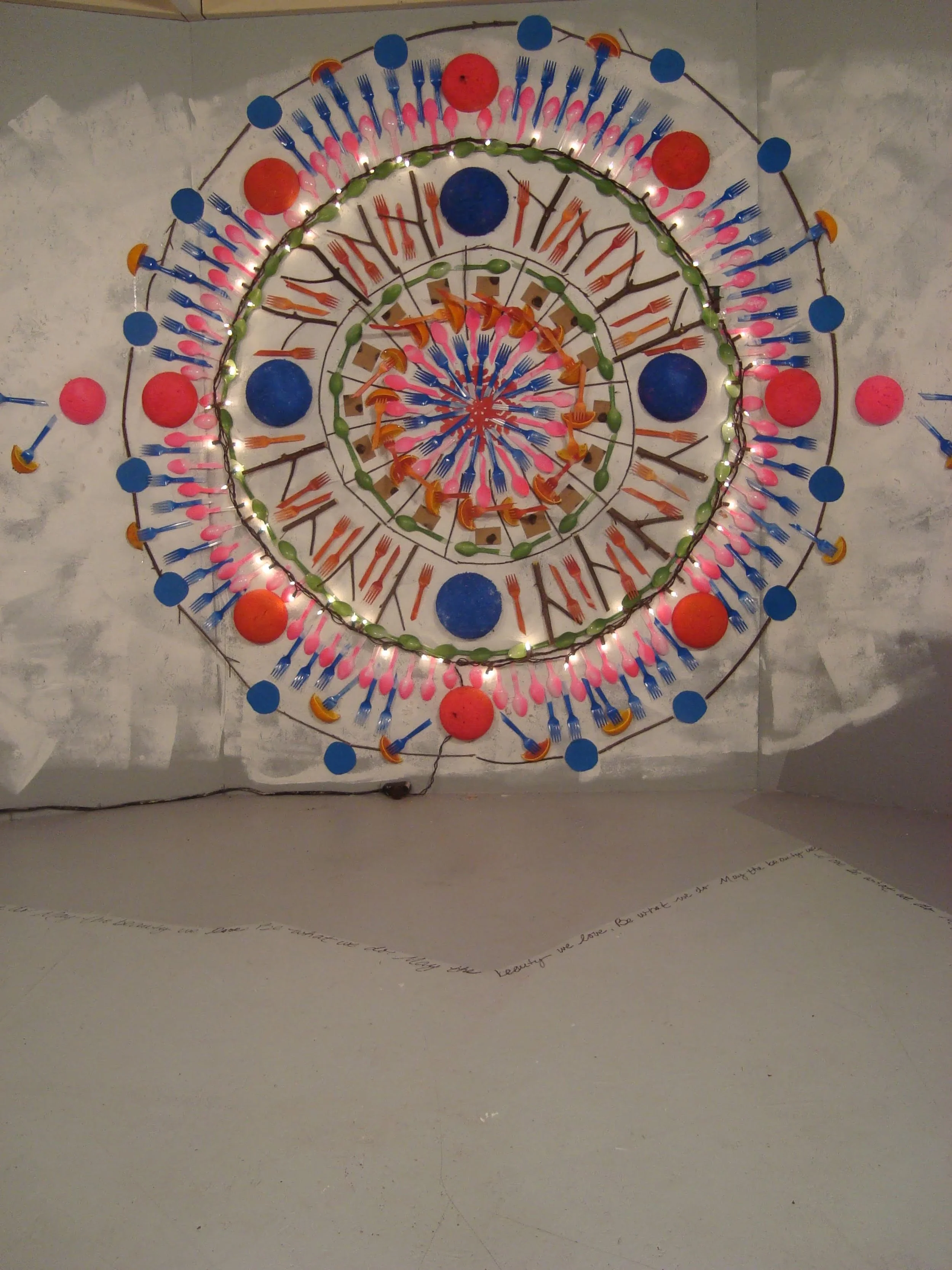 Izzy's Winter Installation  - Mandala