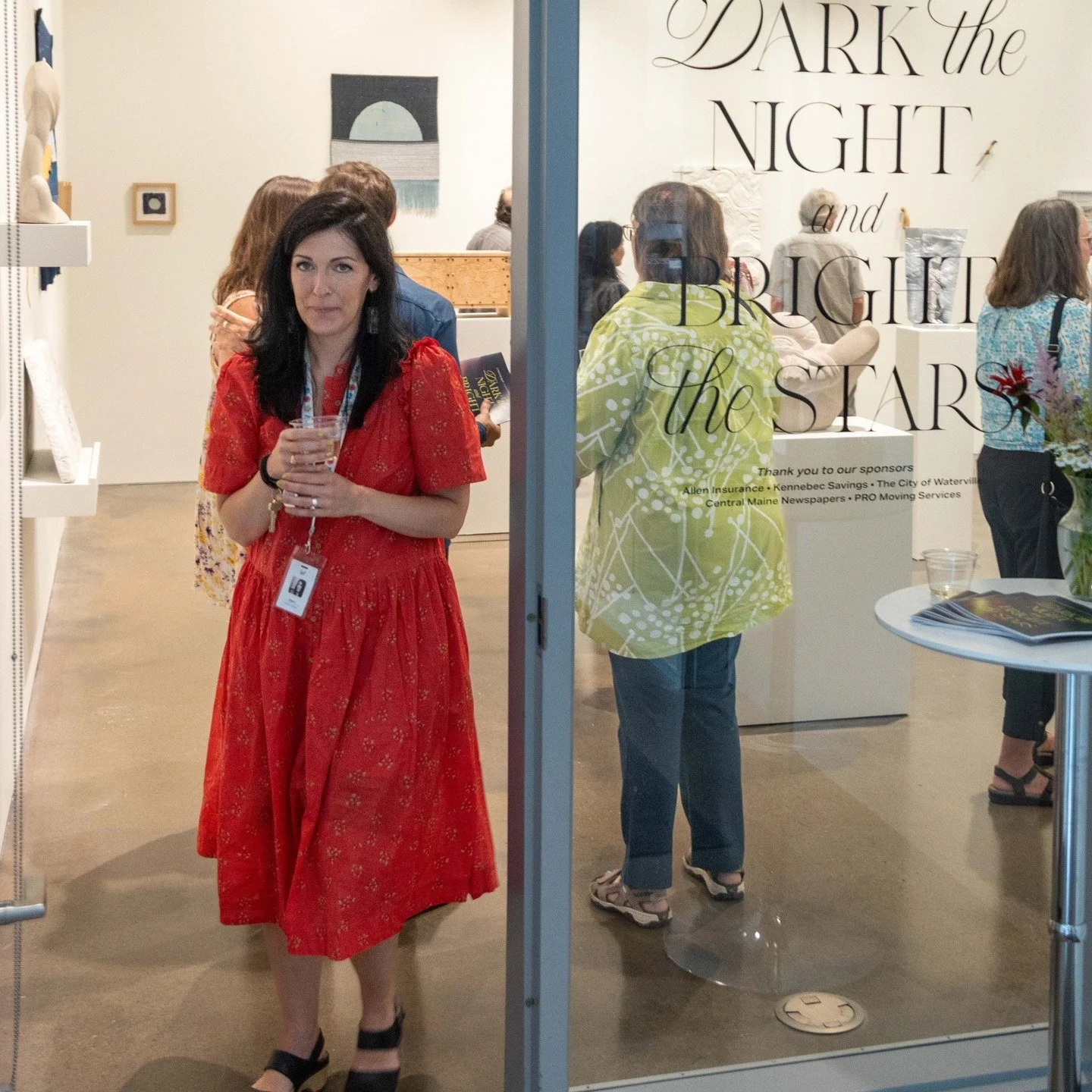 &quot;Dark the Night and Bright the Stars&quot; 

Art openings are grounded in community connections and celebrating the hard work that goes into not only making the art but presenting it skillfully. 

This exhibit is truly both of those. So please t