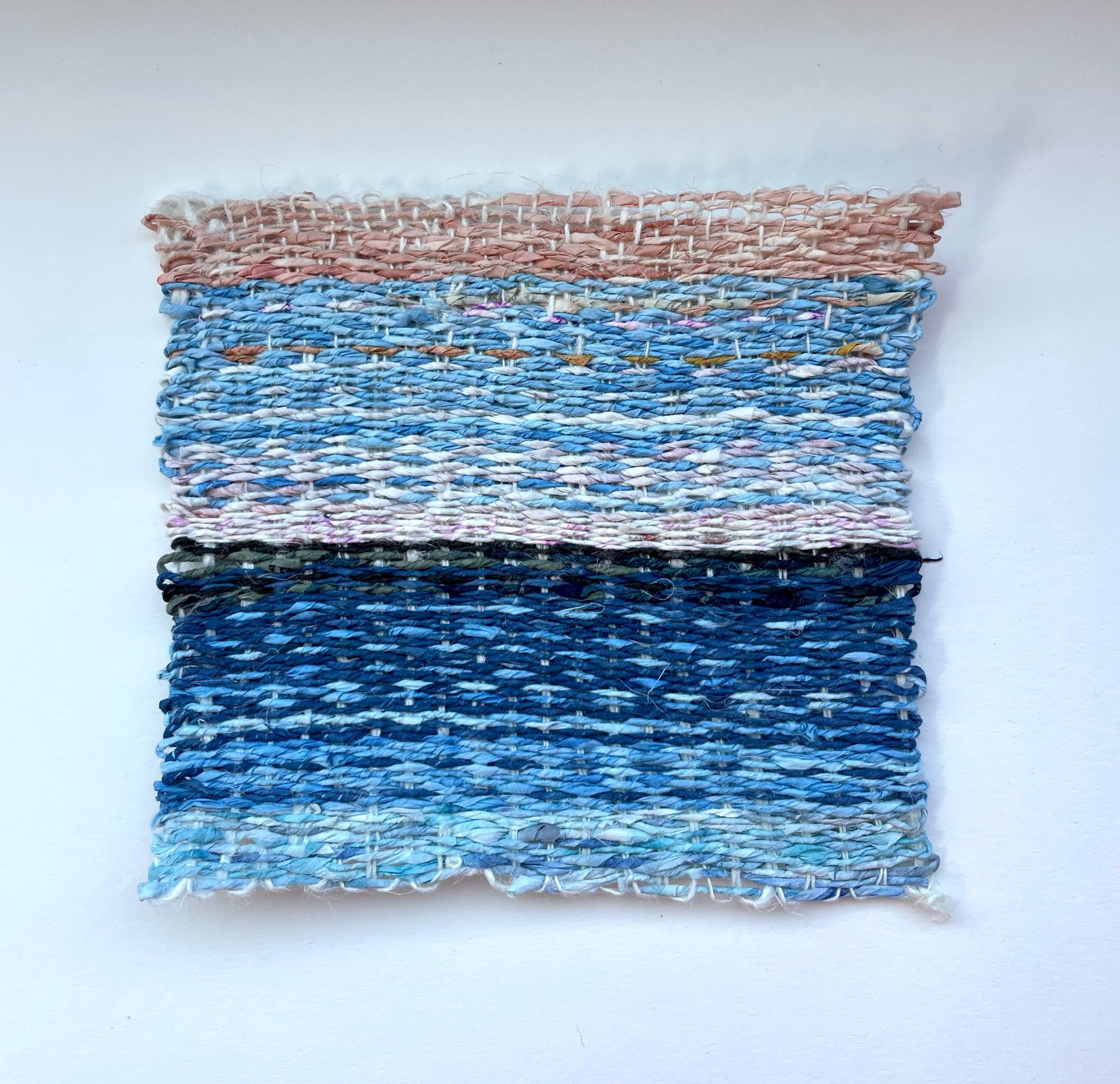 Off shore. 
10 miles. 
Giving myself some perspective and some respite.🌿💙🌿💙
Spinning paper. Weaving, small tapestries.
Drawing, hiking and napping.
Some days just watching the sea life. For hours.
#monhegan
#kamiito #handspunpaper
#tapestry #isla