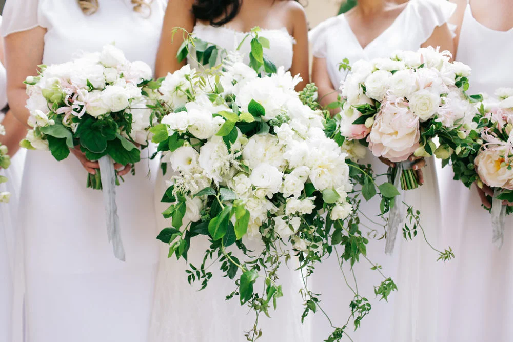 aboutdetailsdetails.com | Brandon Kidd | LA Wedding Planner | Catalina Point Wedding | Oversized Lush Garden Bouquet | Monique Lhuillier | Wedding Gown | Wedding Fashion | Bridesmaids | Bridesmaid Dress Inspiration