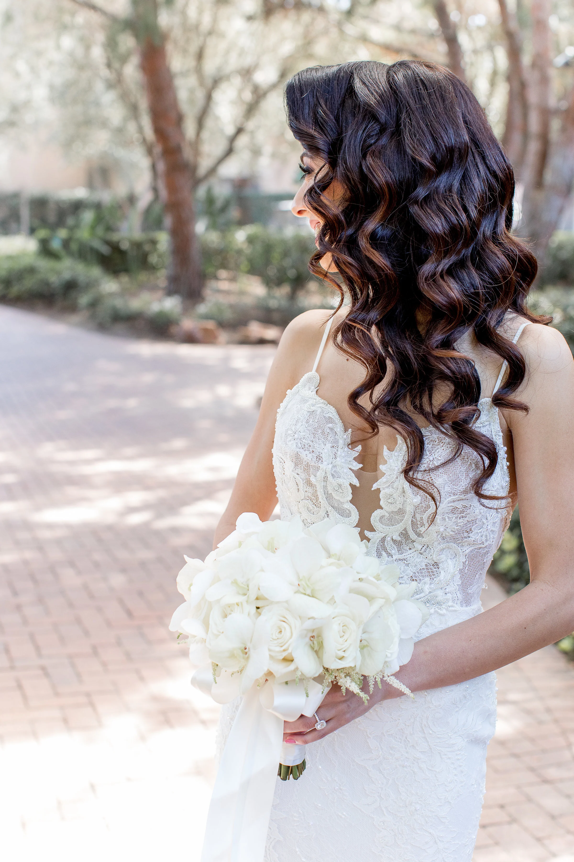 Aboutdetailsdetails | Katie Beverley Photography | Pelican Hill | Lace detail | Wedding dress | White wedding | Engagement ring