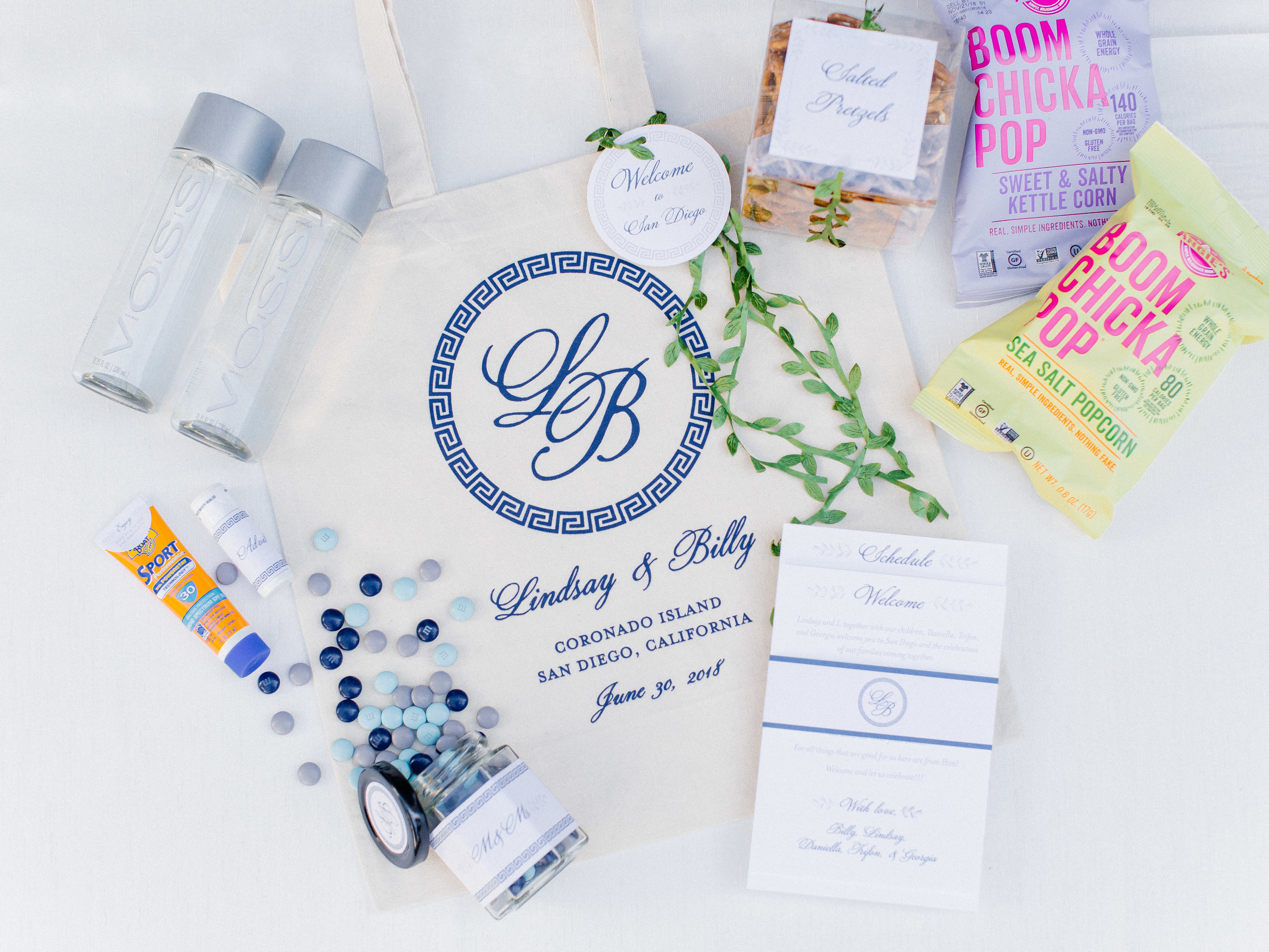 | Aboutdetailsdetails | Swag Bag | Personalized | Navy M&amp;Ms | Popcorn | Party Favors | Personalized Labels |