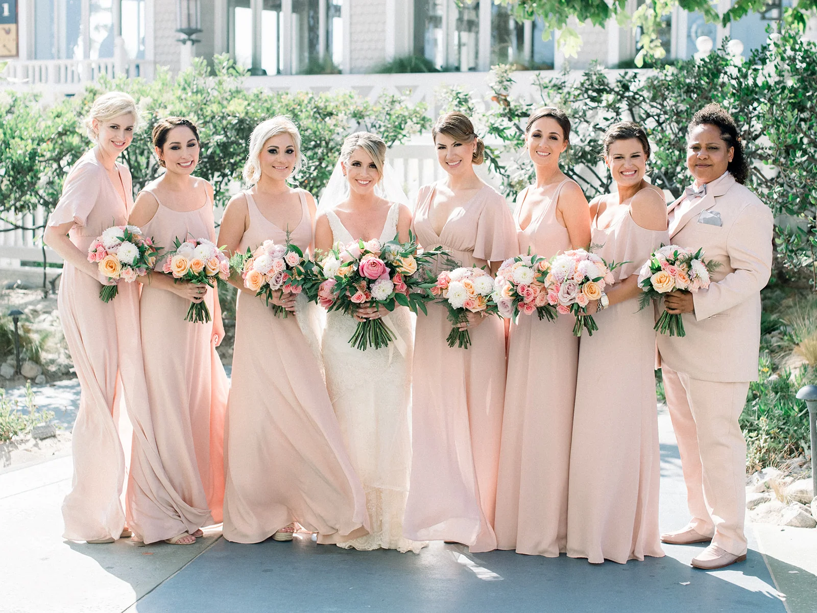 aboutdetailsdetails | blush bridesmaid dresses | bridesmaid dress ideas | bride | bridesmaids | bouquets | etiquette | bridemaid duty