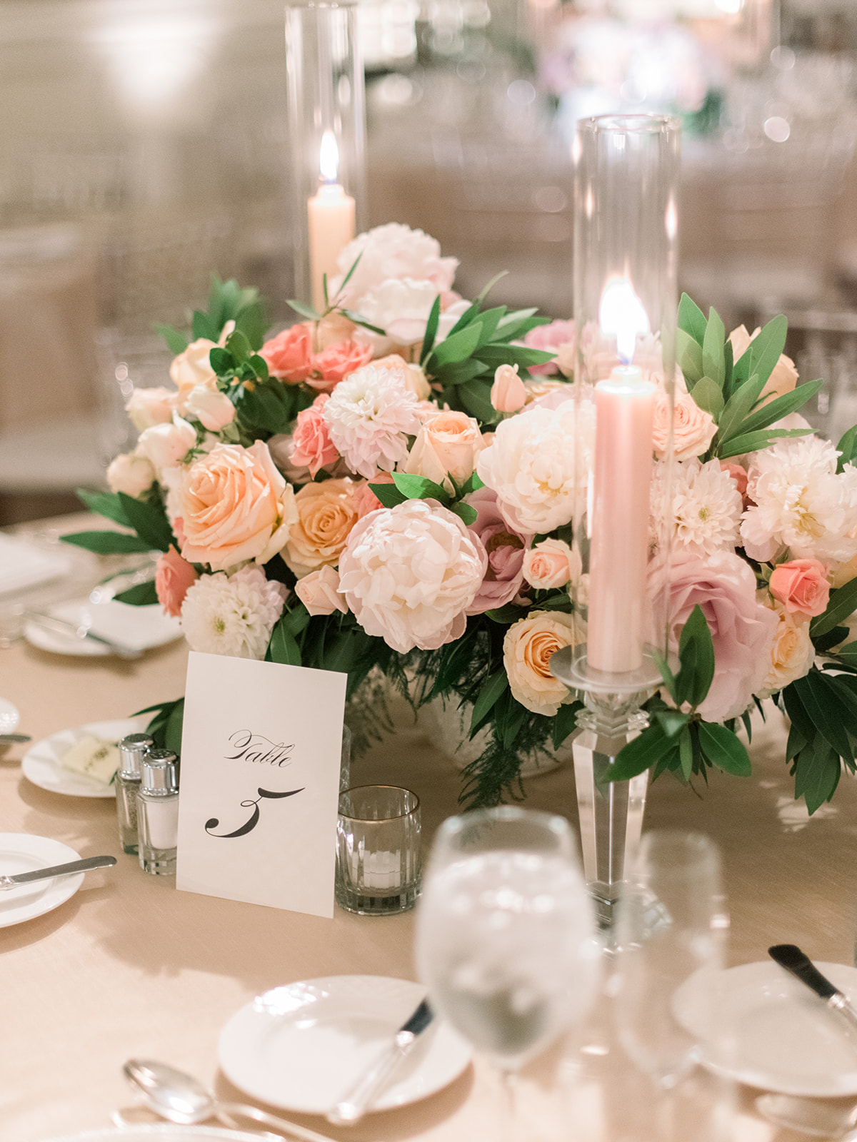 | Aboutdetailsdetails | Table Setting | Rose Centerpieces | Blush Candles |