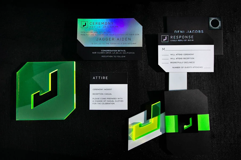 | Aboutdetailsdetails | Invitation Suite | Neon | Luxe Marie | Metallic | Three Dimensional |