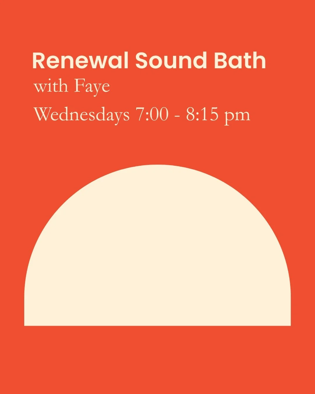 Renewal Sound Bath