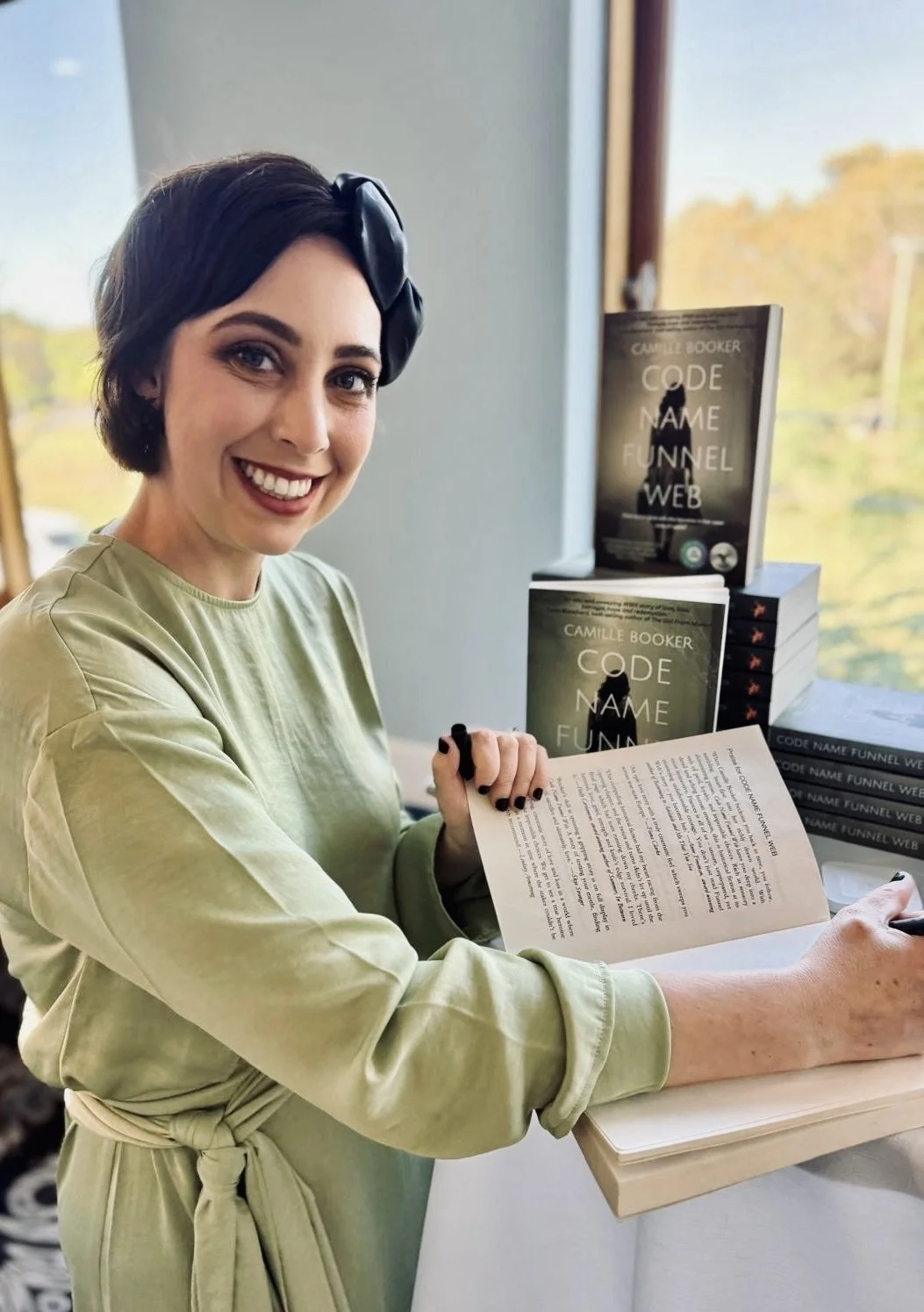 Interview with Camille Booker - Author of 'Code Name Funnel Web' 