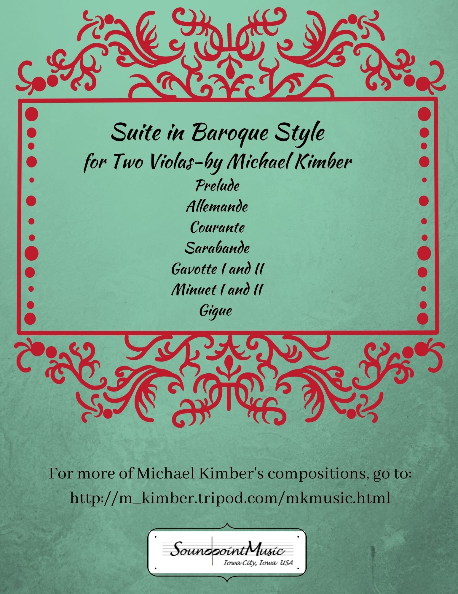 Michael Kimber Suite in Baroque Style