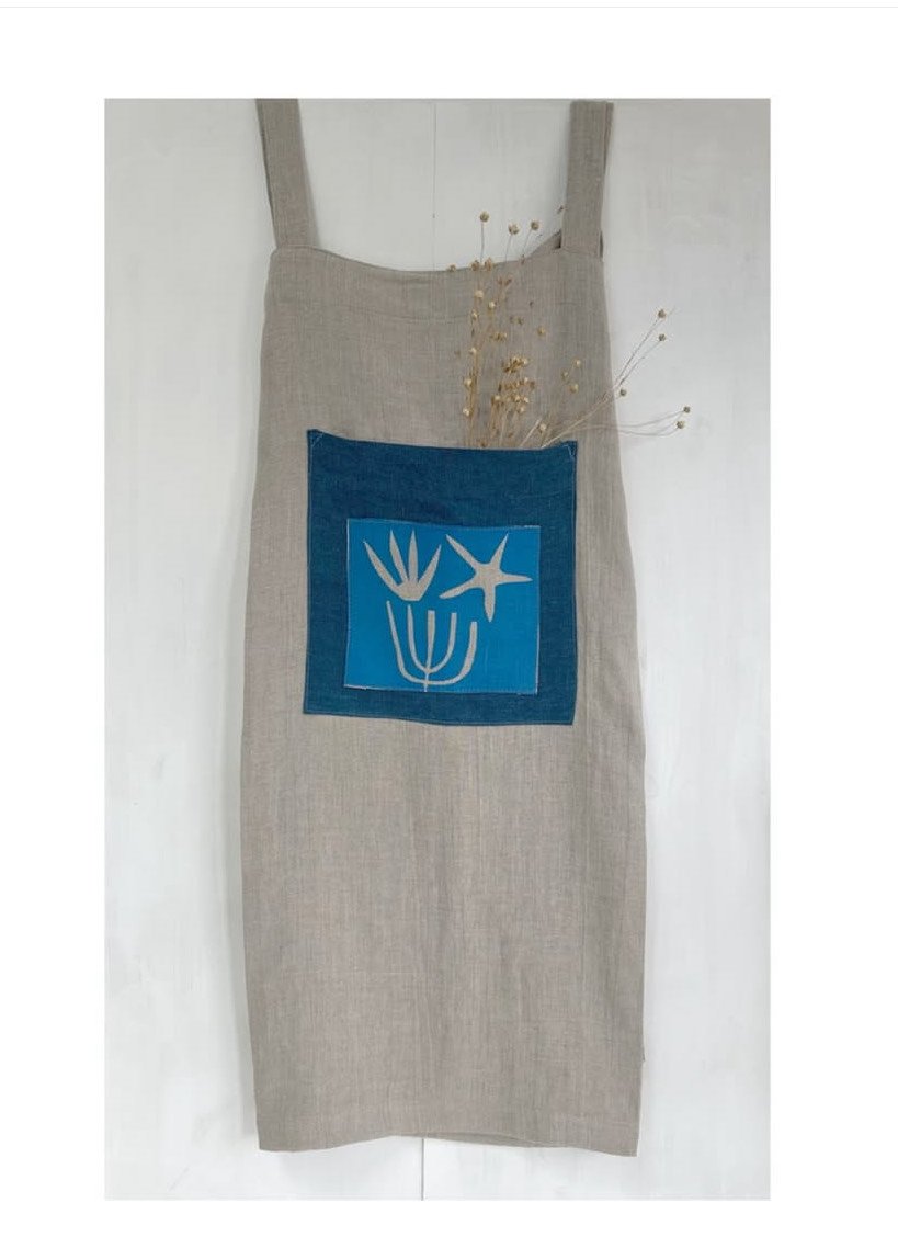 Tablier Japonais en Lin sable