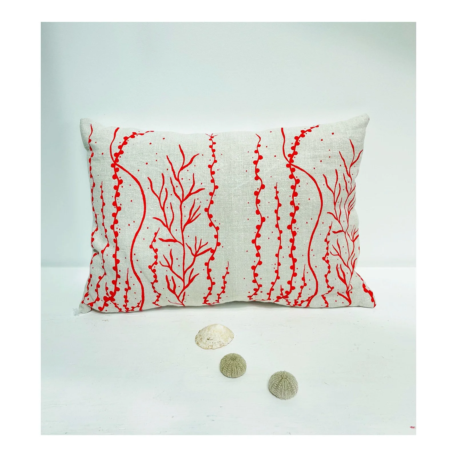 coussin algues en lin