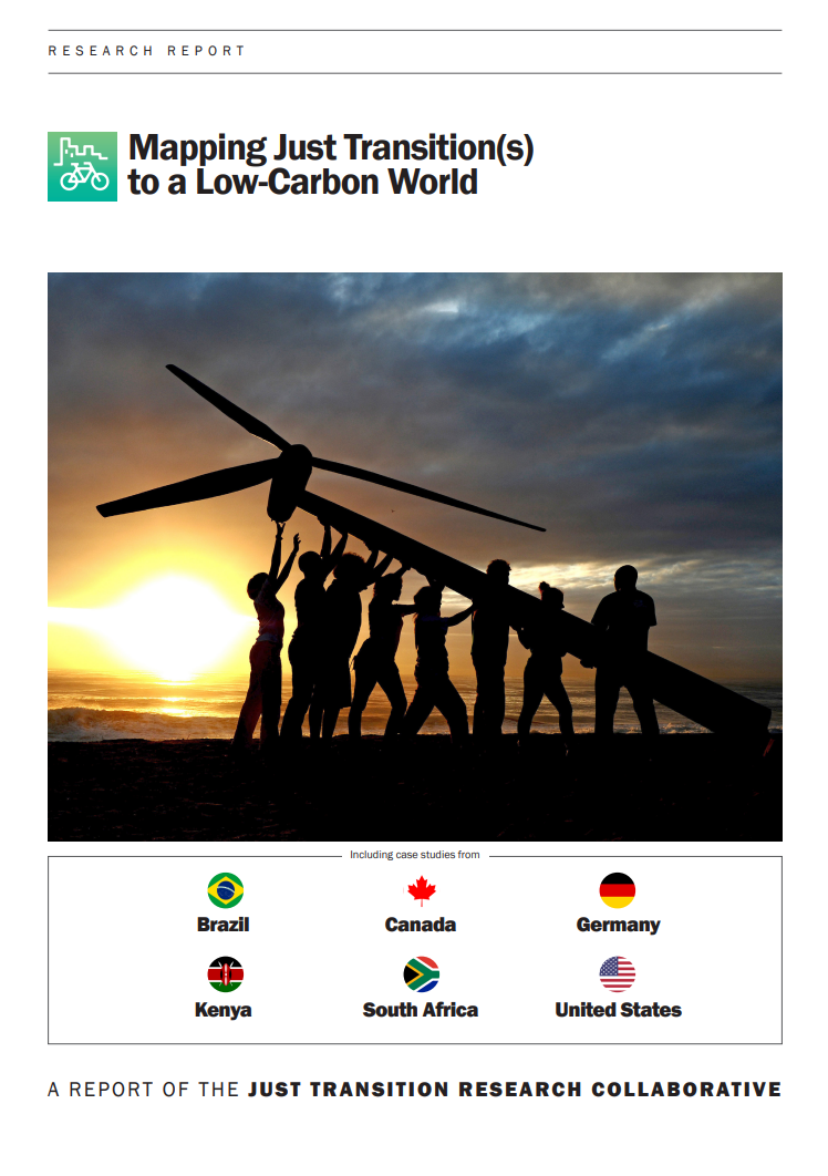 MAPPING JUST TRANSITION(S) TO A LOW-CARBON WORLD