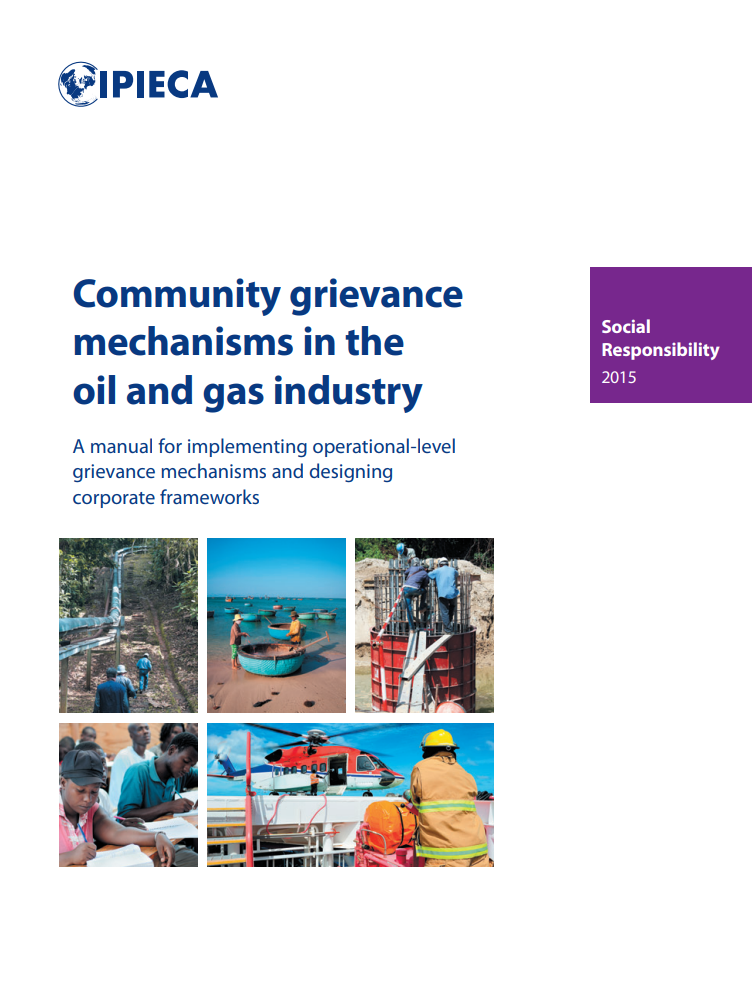 COMMUNITY GRIEVANCE MECHANISMS IN THE OIL AND GAS INDUSTRY