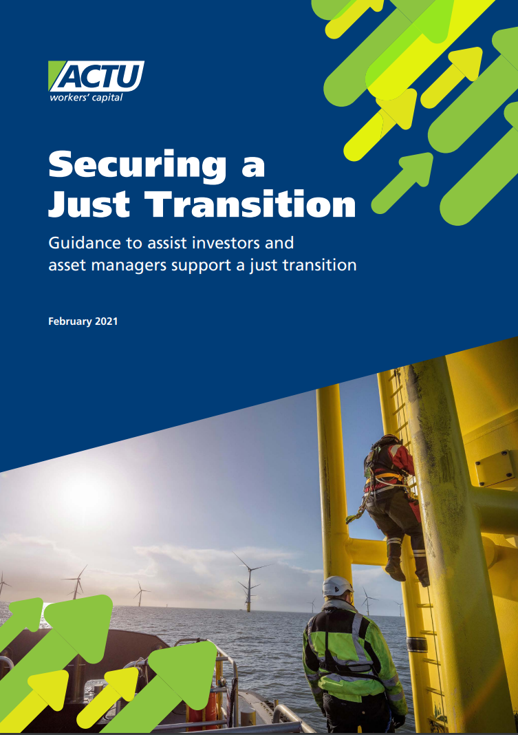 SECURING A JUST TRANSITION