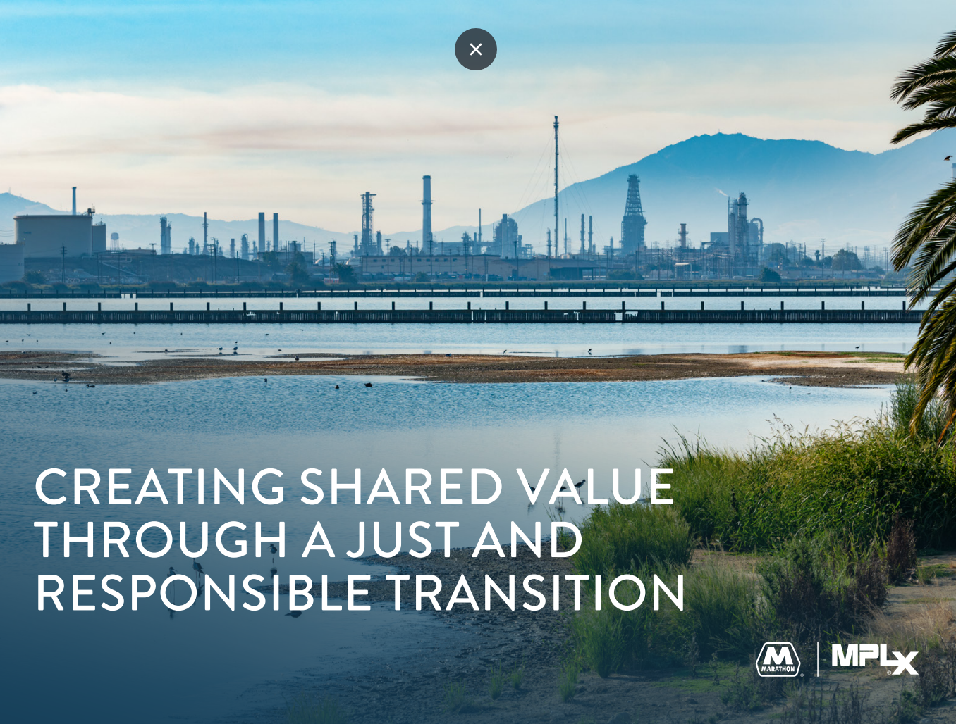 CREATING SHARED VALUE THROUGH A JUST AND RESPONSIBLE TRANSITION