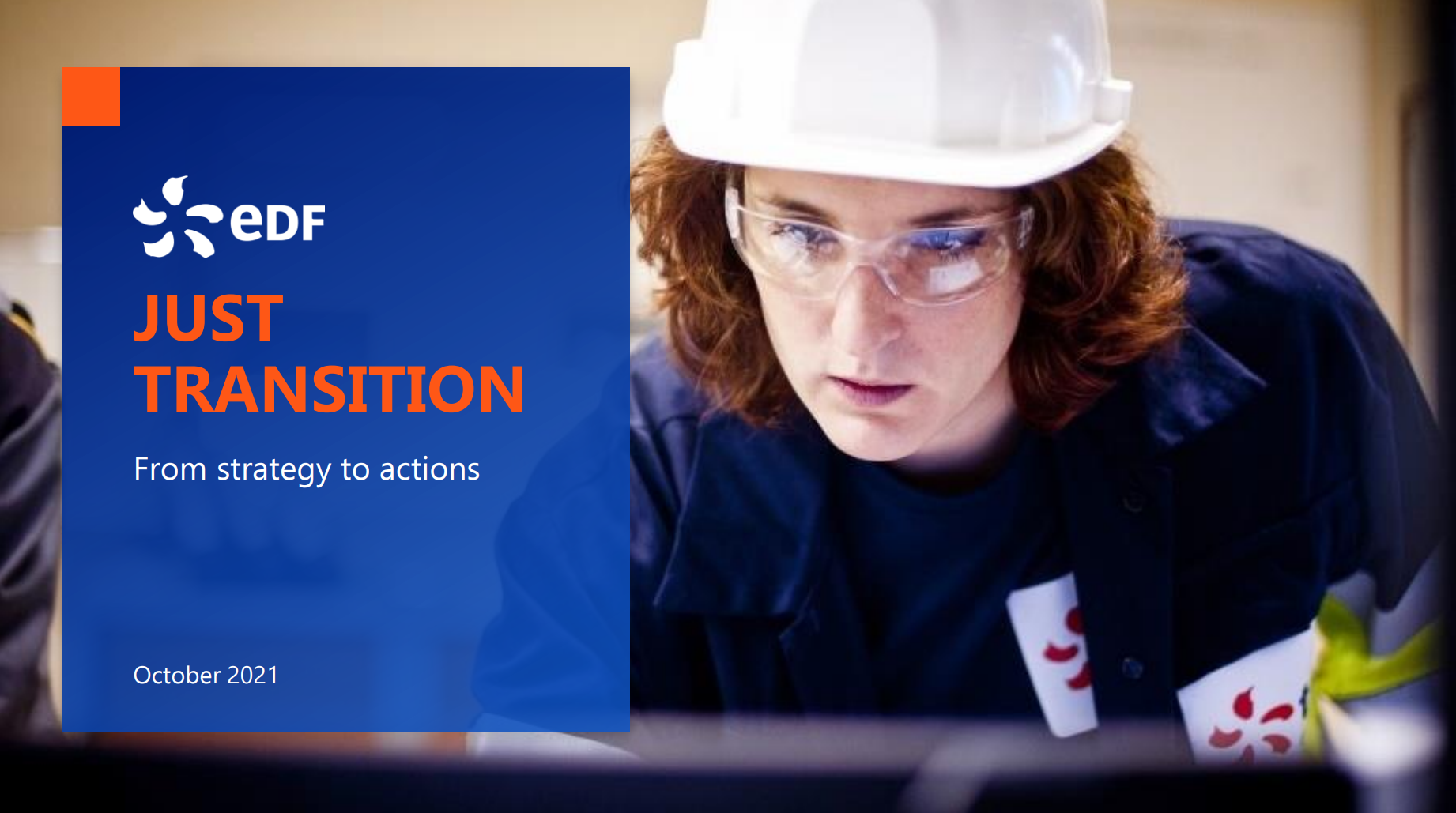 EDF: JUST TRANSITION- FROM STRATEGY TO ACTIONS