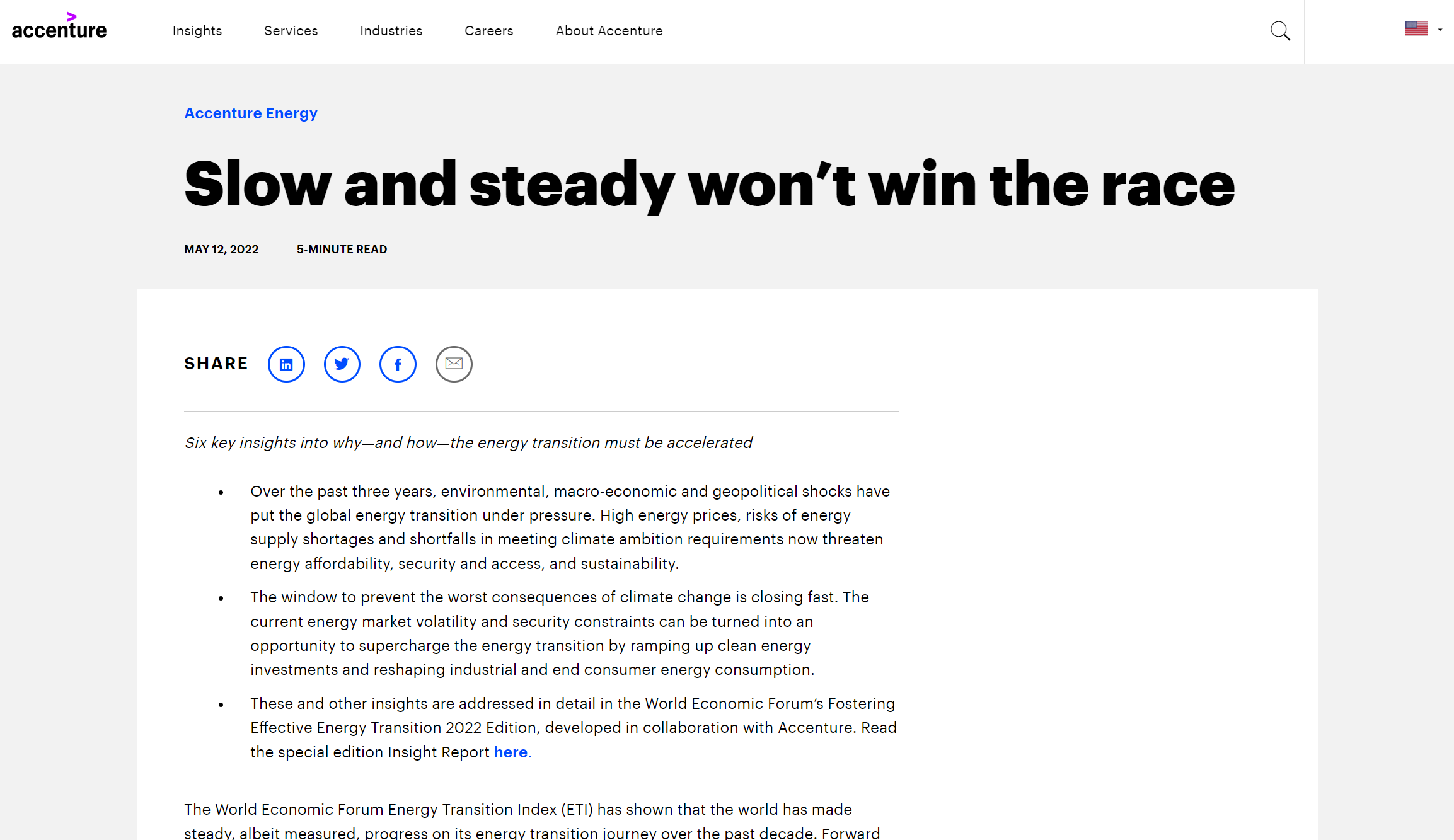 SLOW AND STEADY WON’T WIN THE RACE