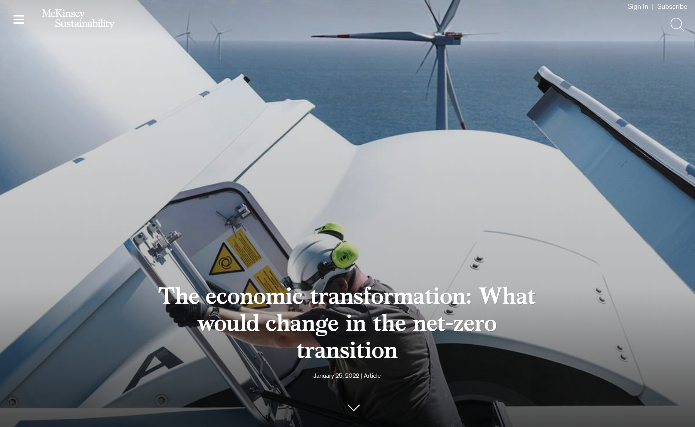 THE ECONOMIC TRANSFORMATION: WHAT WOULD CHANGE IN THE NET-ZERO TRANSITION